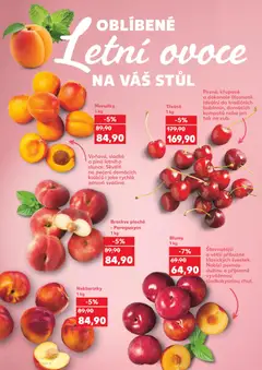 Náhled letáku Nektarinky, Nektarinky, 1 kg od 15.07.2026 | Strana: 4 | Produkty: Nektarinky, Broskve, Stůl, Meruňky