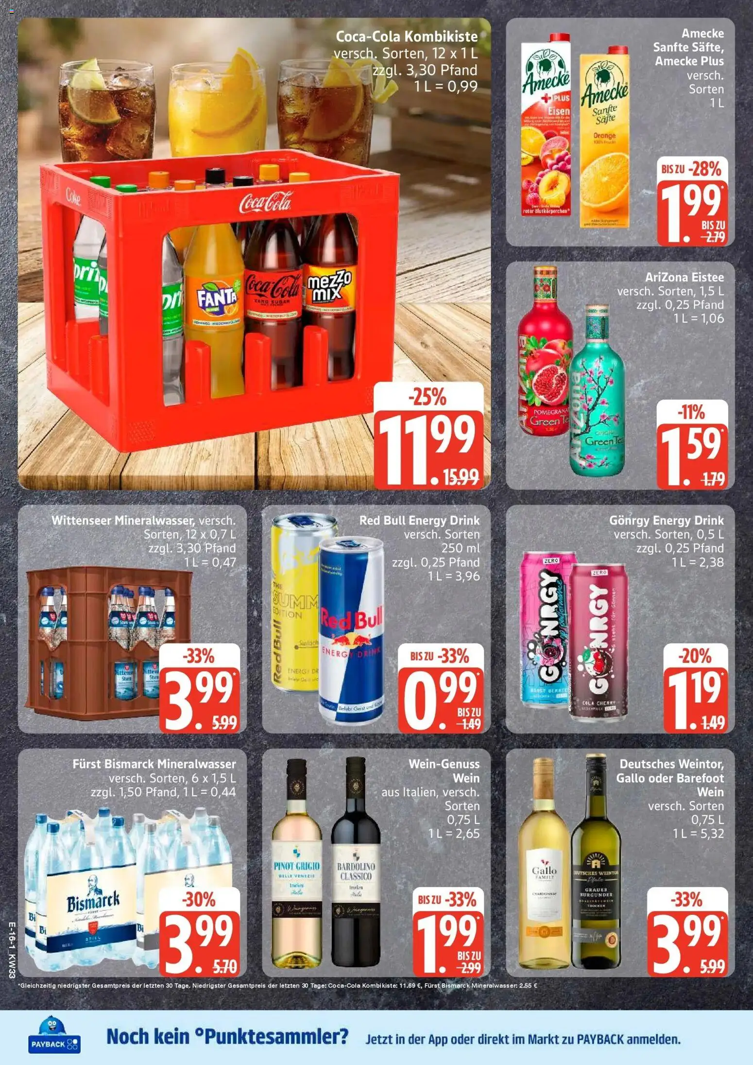 Edeka Prospekt Hamburg (ab 10.08.2026) » Angebote Online | Seite: 21 | Produkte: Red bull, Cola, Energy, Wein
