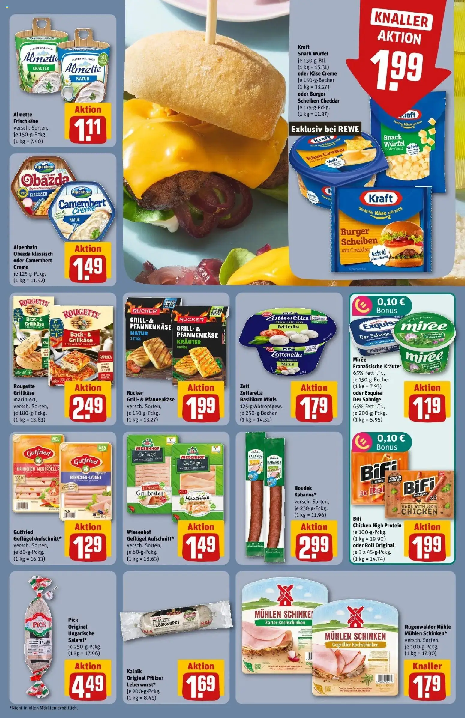 REWE Prospekt ab 14.09.2026 zum Blättern » Angebote | Seite: 11 | Produkte: Mühle, Creme, Schinken, Frischkase