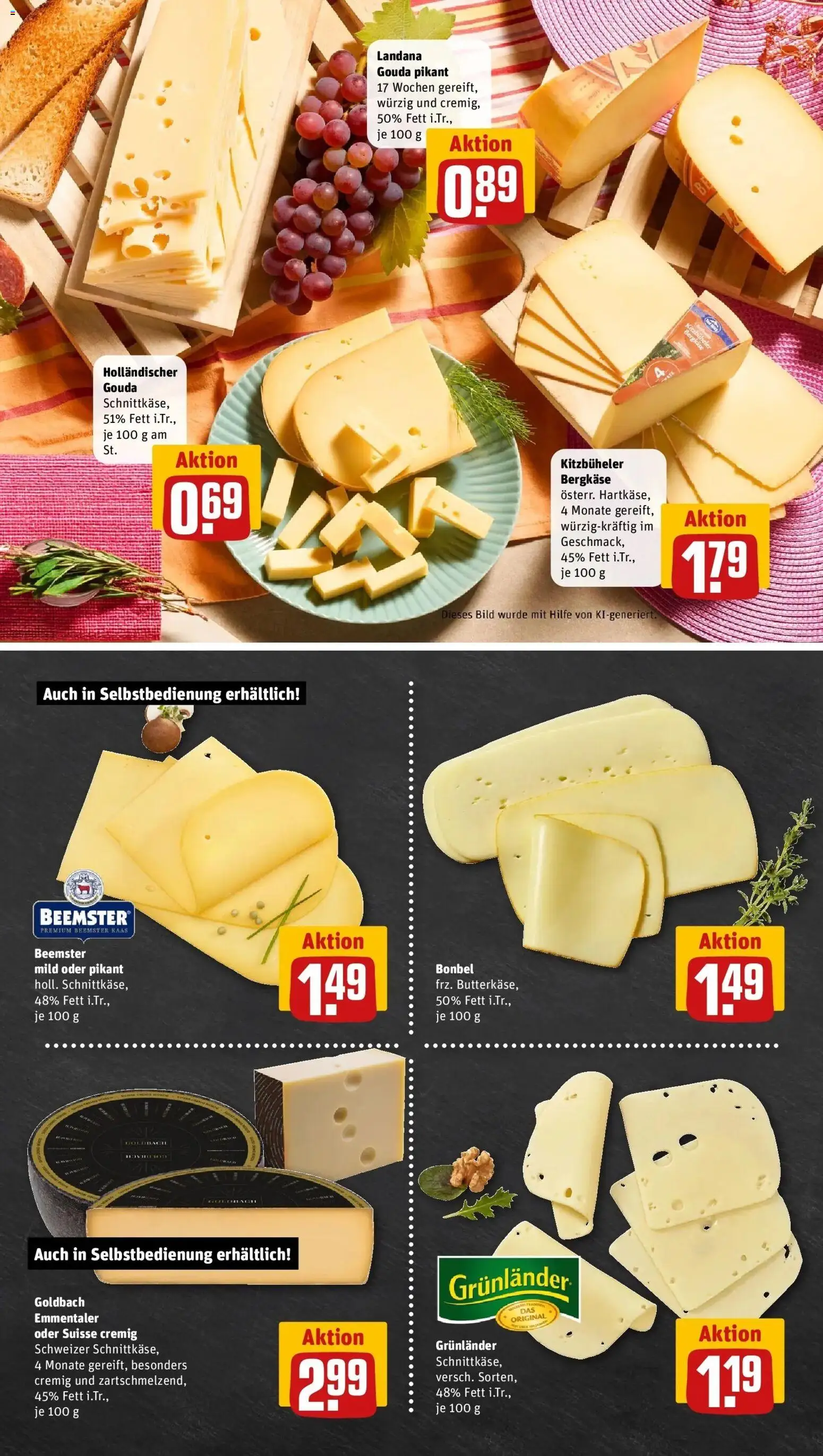 REWE Prospekt ab 24.08.2026 zum Blättern » Angebote | Seite: 11 | Produkte: Gouda, Grunlander