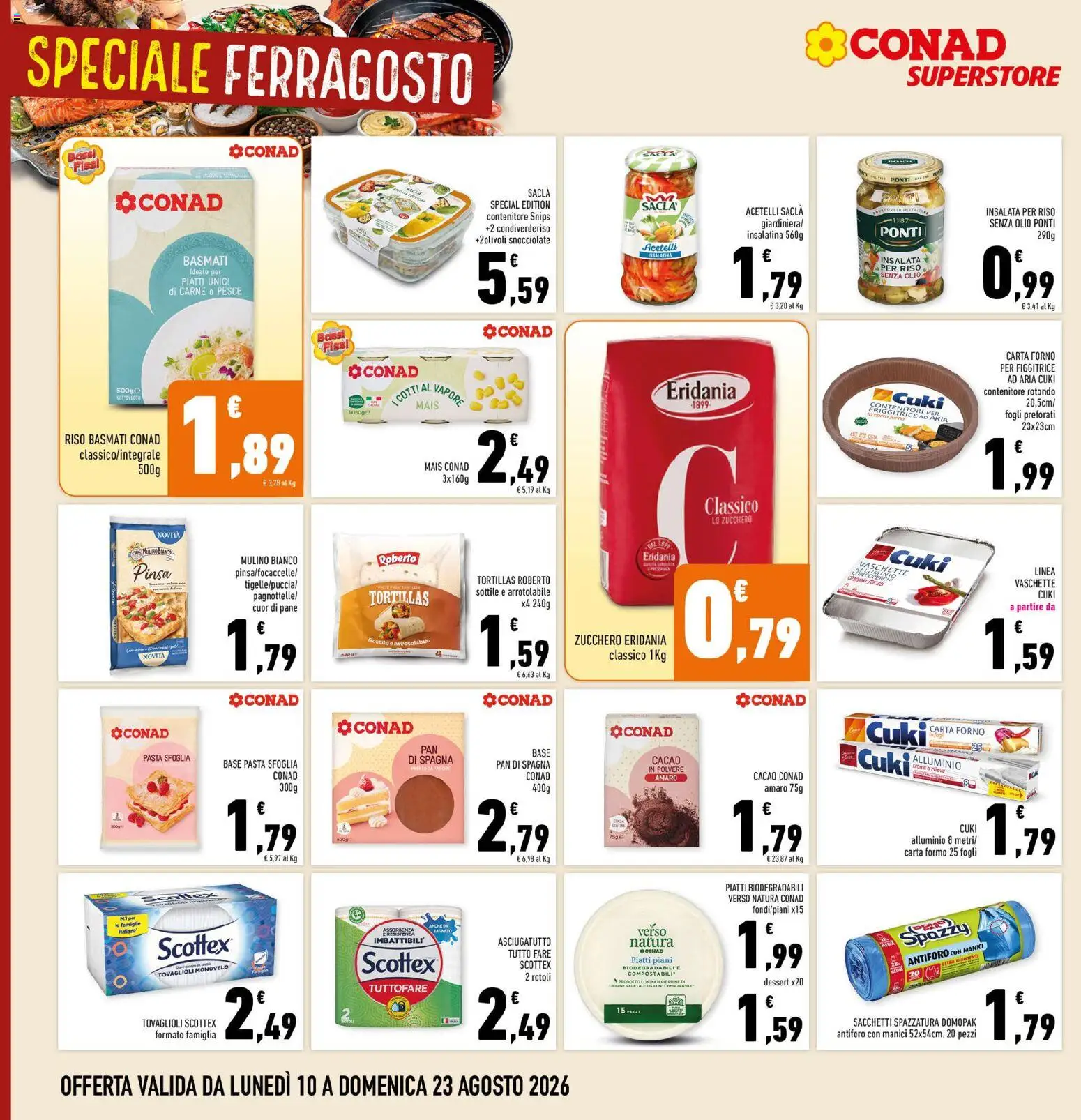 Volantino Conad del 10/08/2026 | Pagina: 14