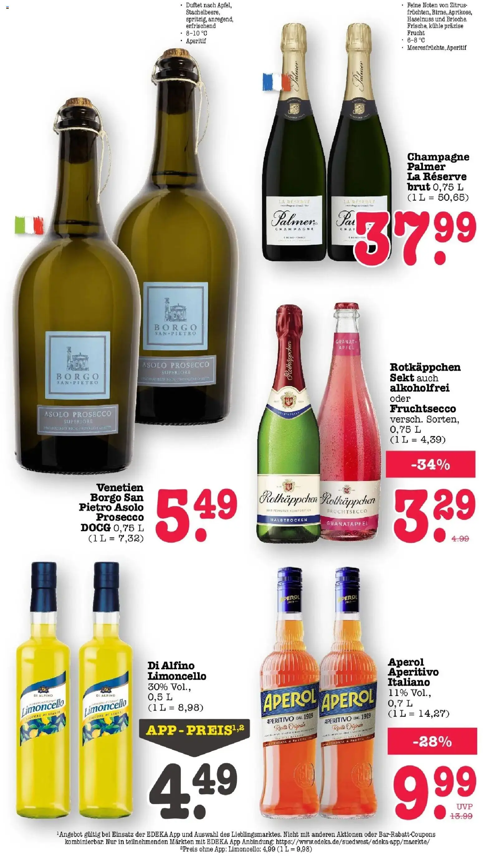 Edeka prospekt Bühlertal – gültig ab 22.06.2026 | Seite: 58 | Produkte: Granatapfel, Fruchtsecco, Rotkäppchen, Aperol