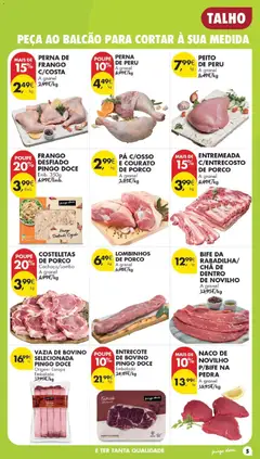 Pré-visualização Pingo Doce folheto Poupe Este Fim de Semana válido de 13/10/2026 | Página: 5 | Produtos: Frango, Entremeada, Frango desfiado, Chá