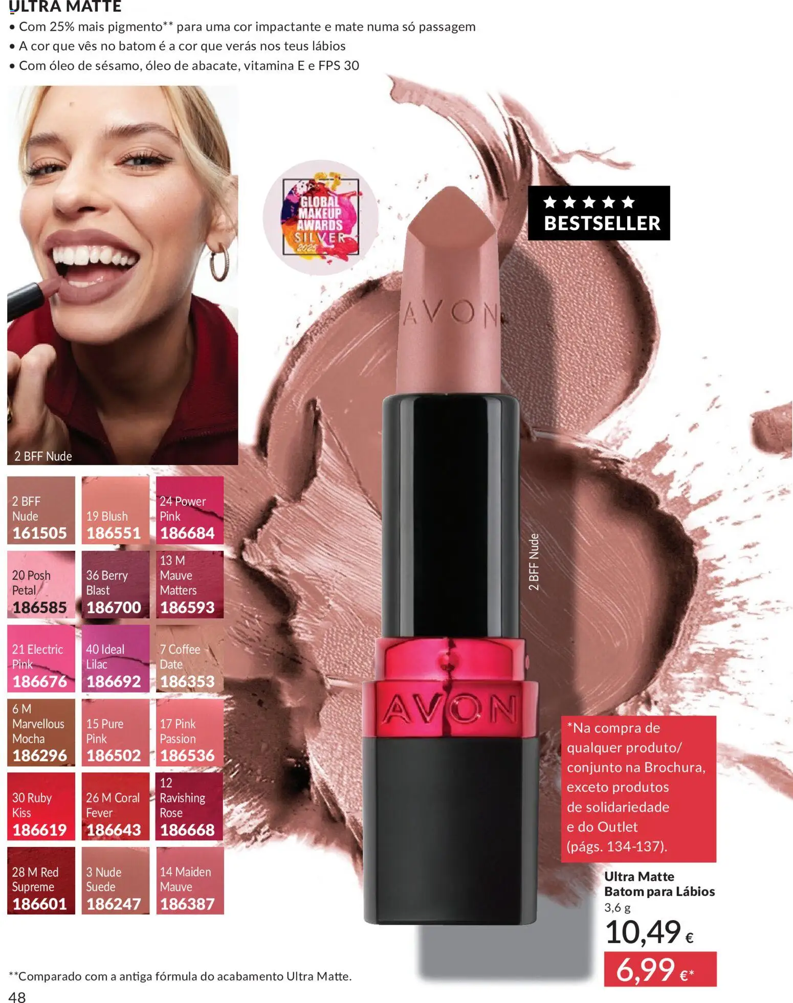 Catálogo Avon Campanha 5 │ válido de 01.05.2026 | Página: 48 | Produtos: Blush, Batom, Óleo