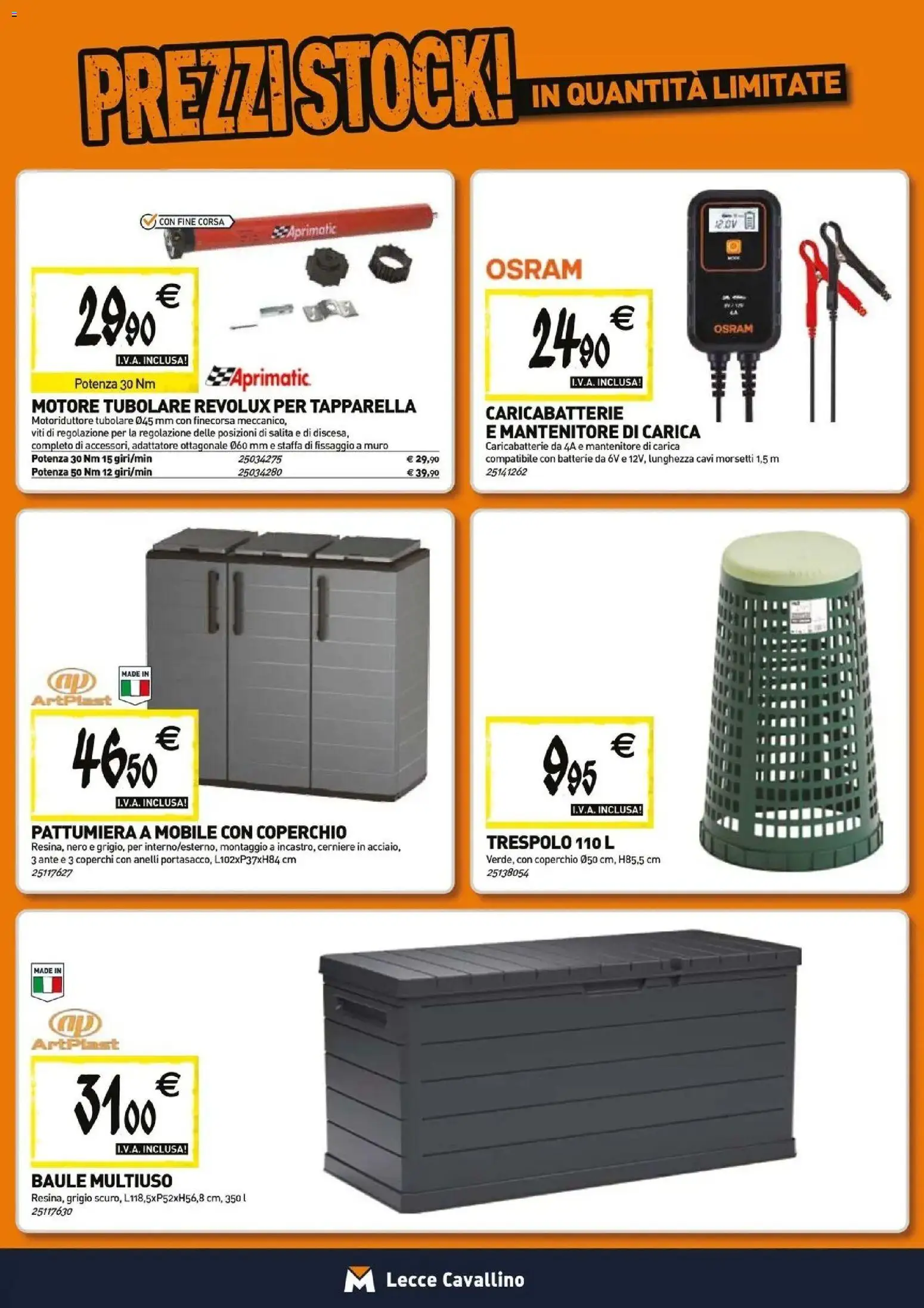 Nuovo TECNOMAT catalogo Cavallino dal 27/08/2026 > offerte anteprima 🛍️ | Pagina: 17 | Prodotti: Mobile, Coperchio, Baule, Caricabatterie