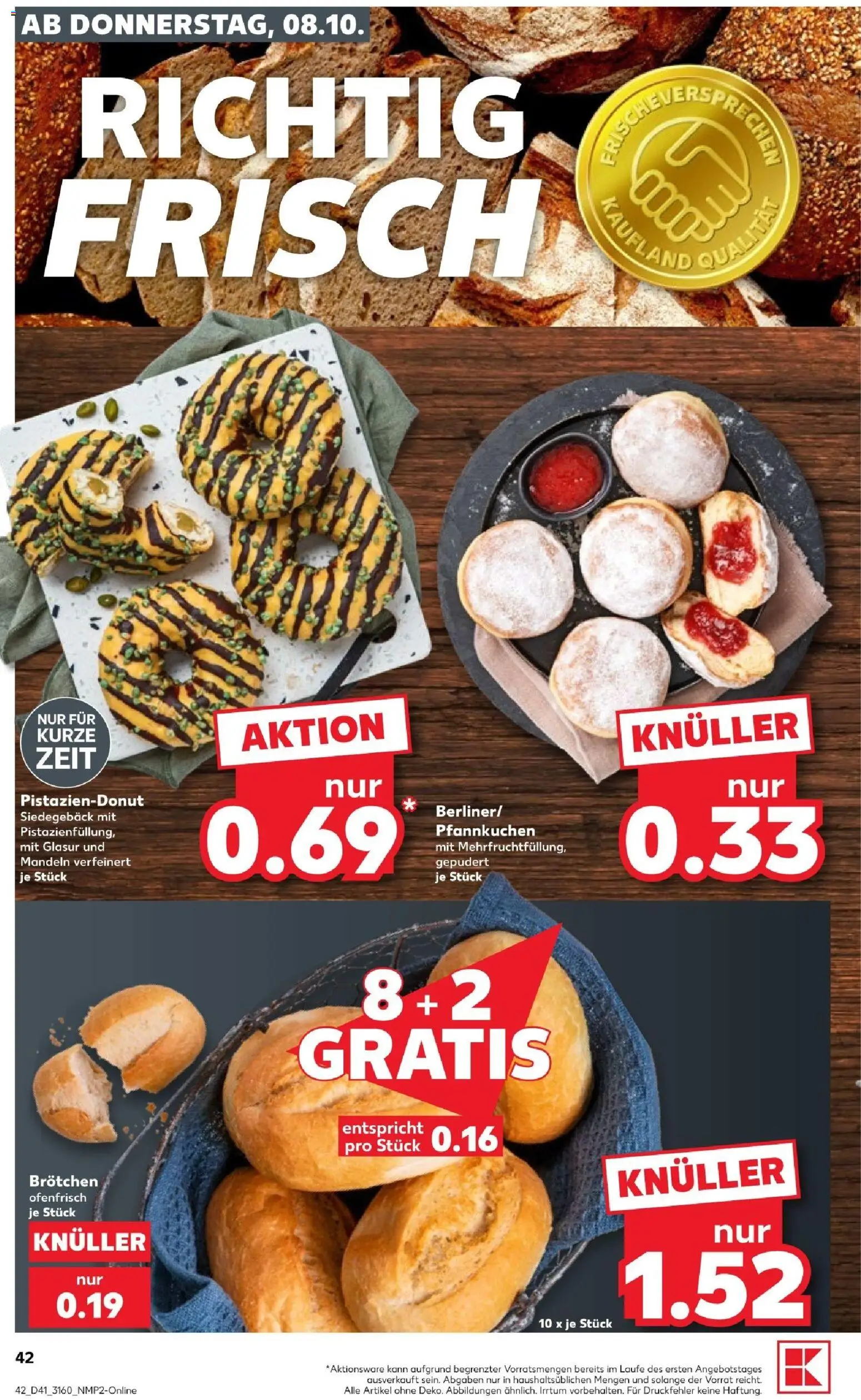 Kaufland Prospekt Jena – gültig ab 08.10.2026 | Seite: 44 | Produkte: Mandeln, Pfannkuchen