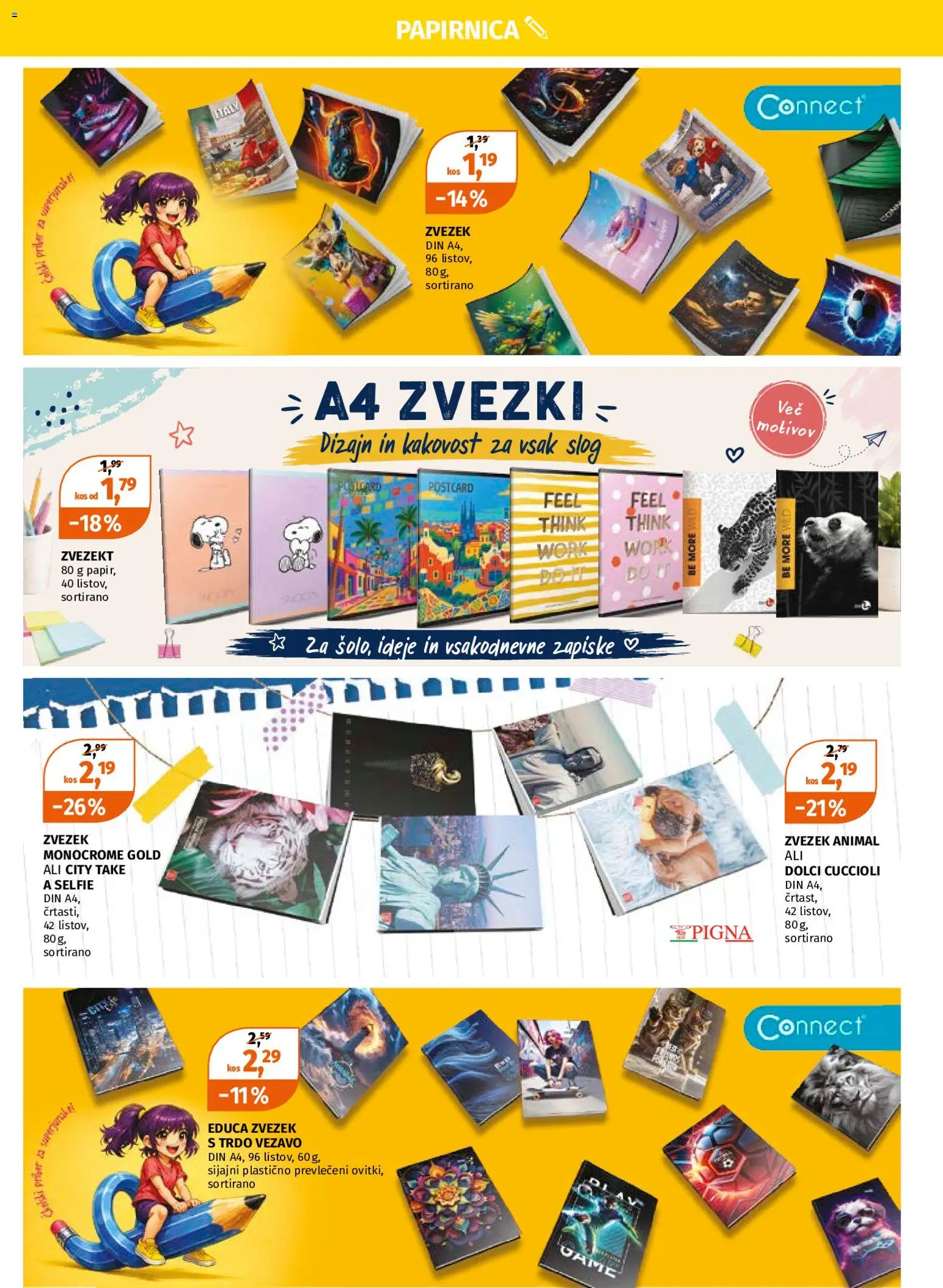 Novi Müller katalog ponudbe – veljaven od 20.07.2026 | Stran: 9 | Izdelki: Kos, Zvezek
