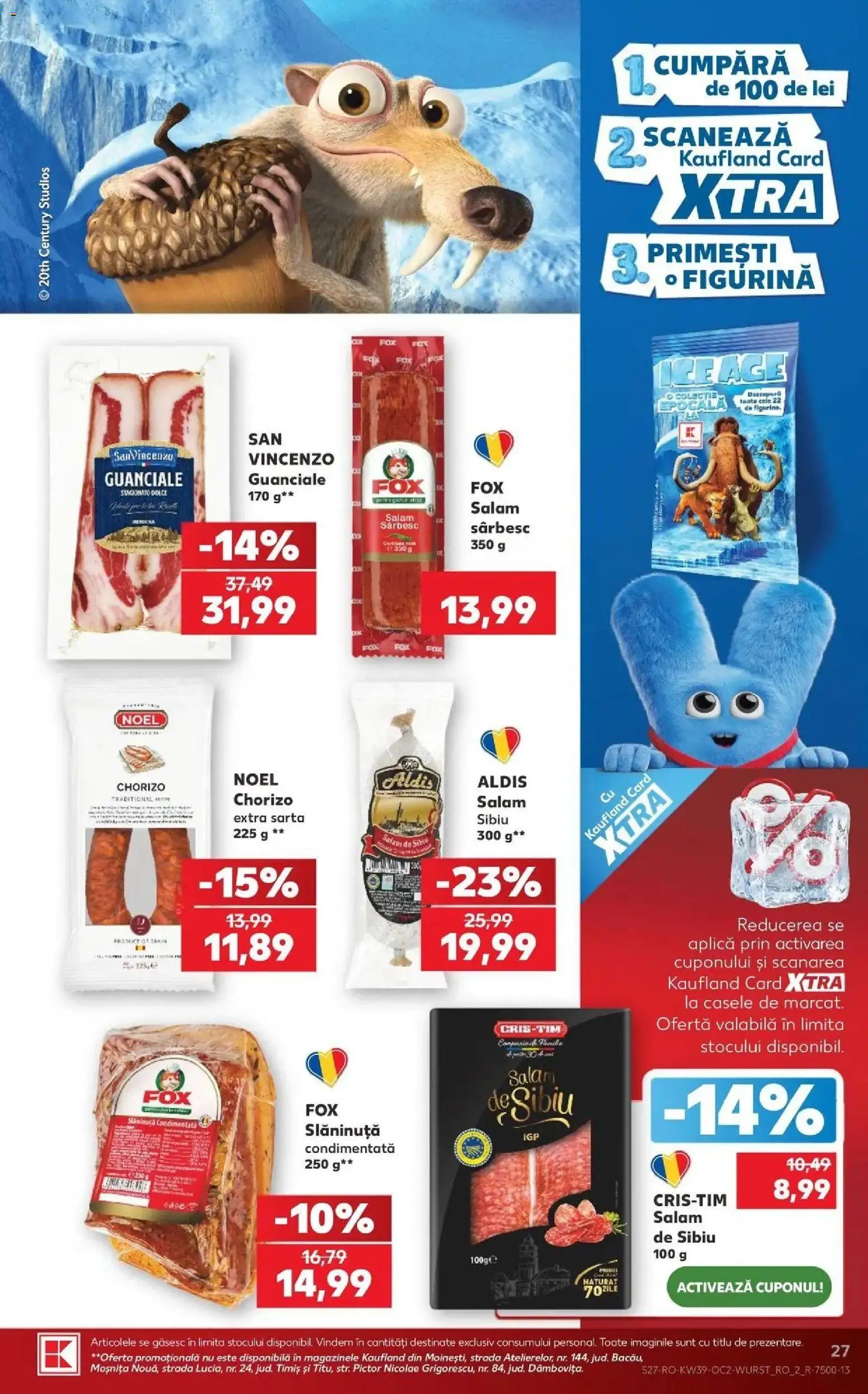 Kaufland Viseu de Sus 23.09.2026 - Revista si Oferta | Pagină: 27 | Produse: Aplică, Salam