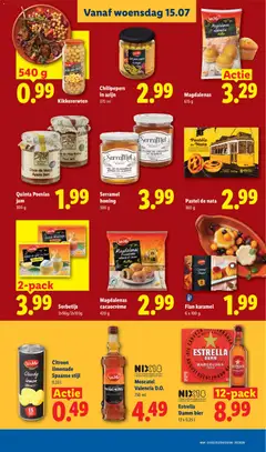 Estrella Damm bier, Estrella Damm bier 12 x 0,25 l - Voorbeeld van een folder van Lidl, geldig van 13-07-2026 | Pagina: 21