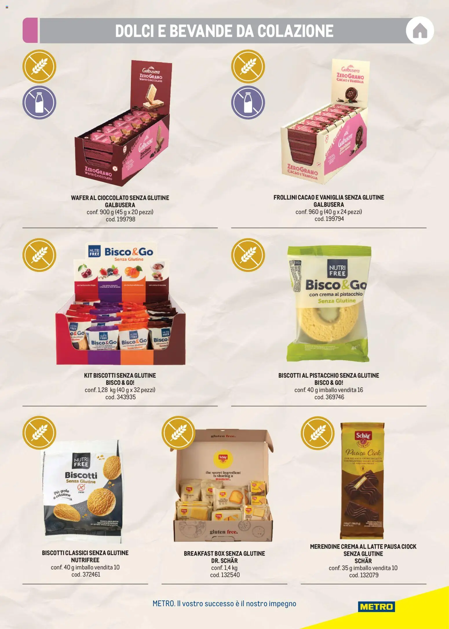 Volantino Metro del 17/08/2026 | Pagina: 43 | Prodotti: Pistacchio, Cioccolato, Cacao, Frollini