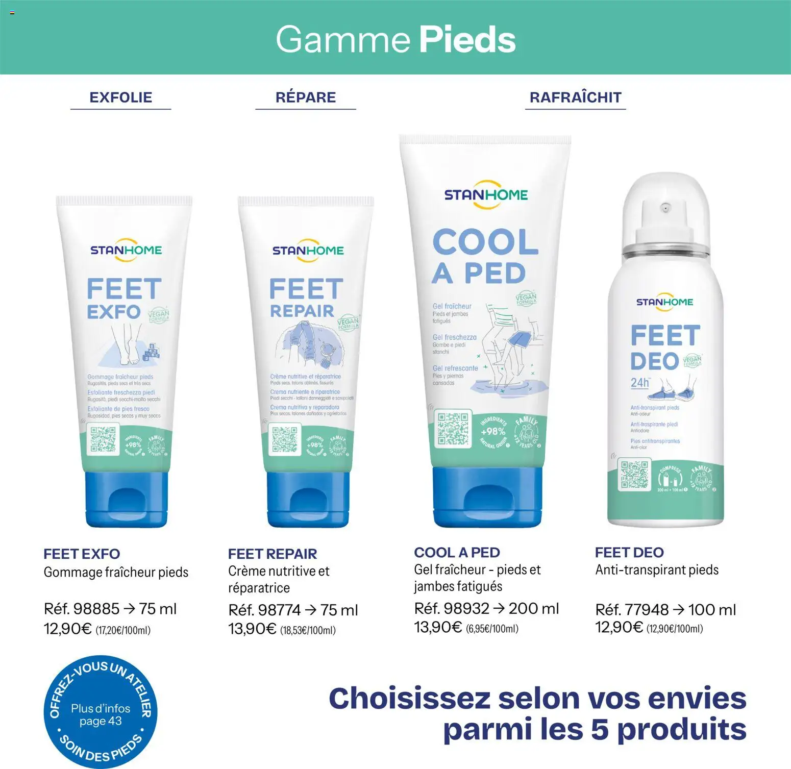{H1} | Page: 24 | Produits: Gommage, Anti-transpirant, Soin des pieds, Crème