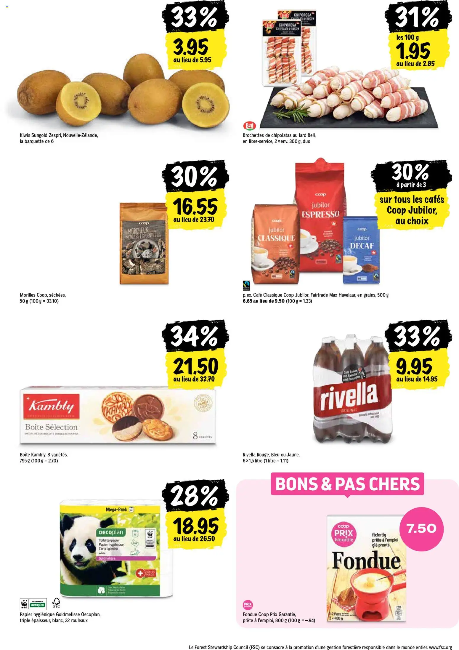 Coop aktionen FR – gültig ab 01.10.2026 | Seite: 22 | Produkte: Fondue, Toilettenpapier