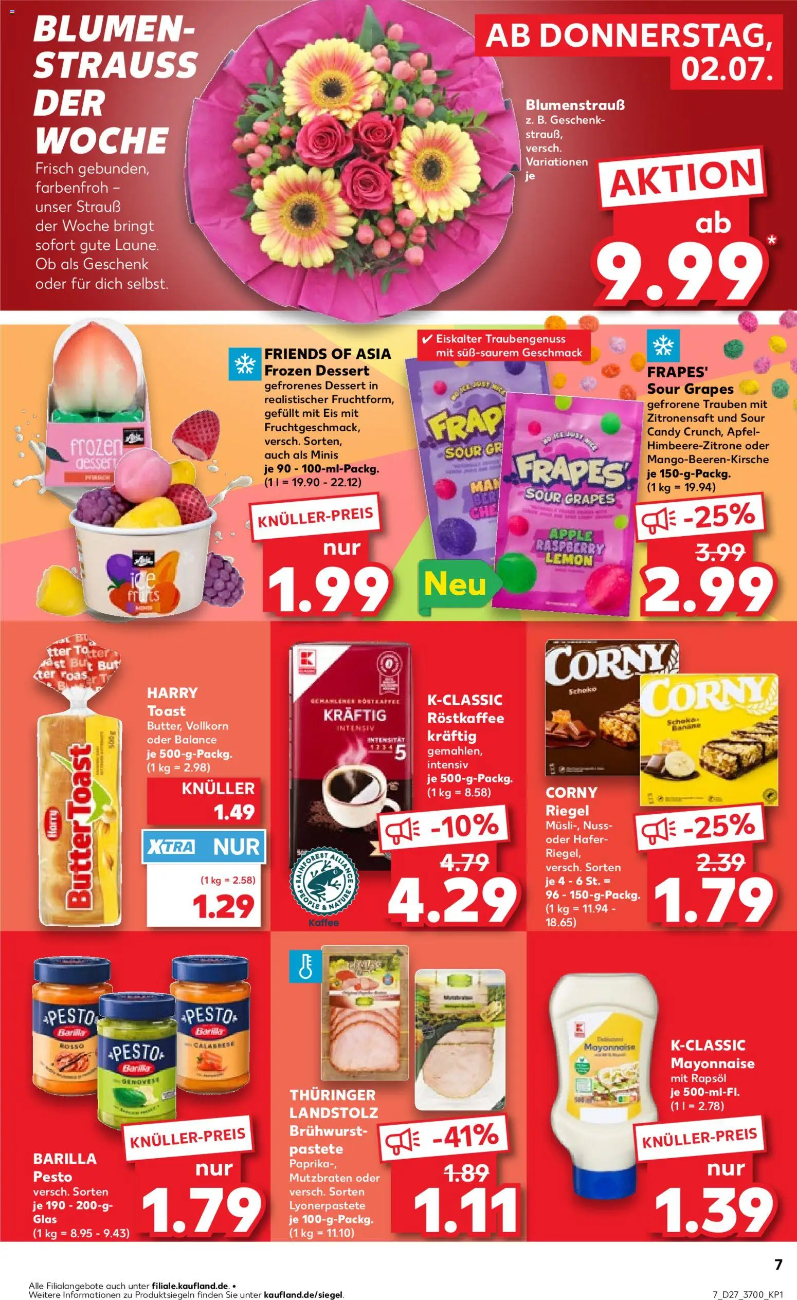 Kaufland Německo leták - Rostock od 02.07.2026 | Strana: 7 | Produkty: Apple, Paprika, Pesto
