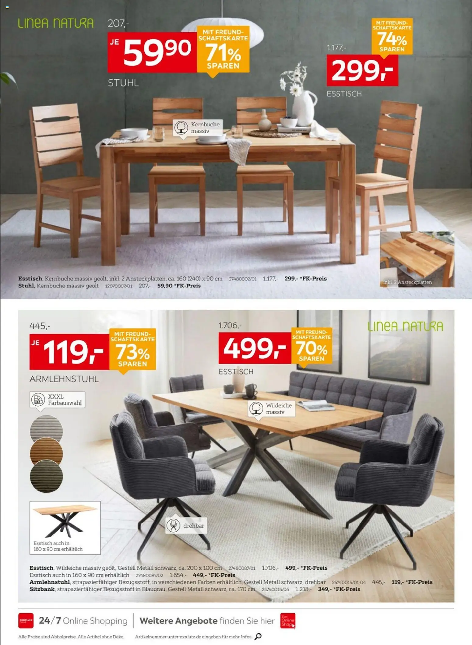 XXXLutz Red Shopping Week – gültig ab 03.10.2026 | Seite: 11 | Produkte: Esstisch, Stuhl