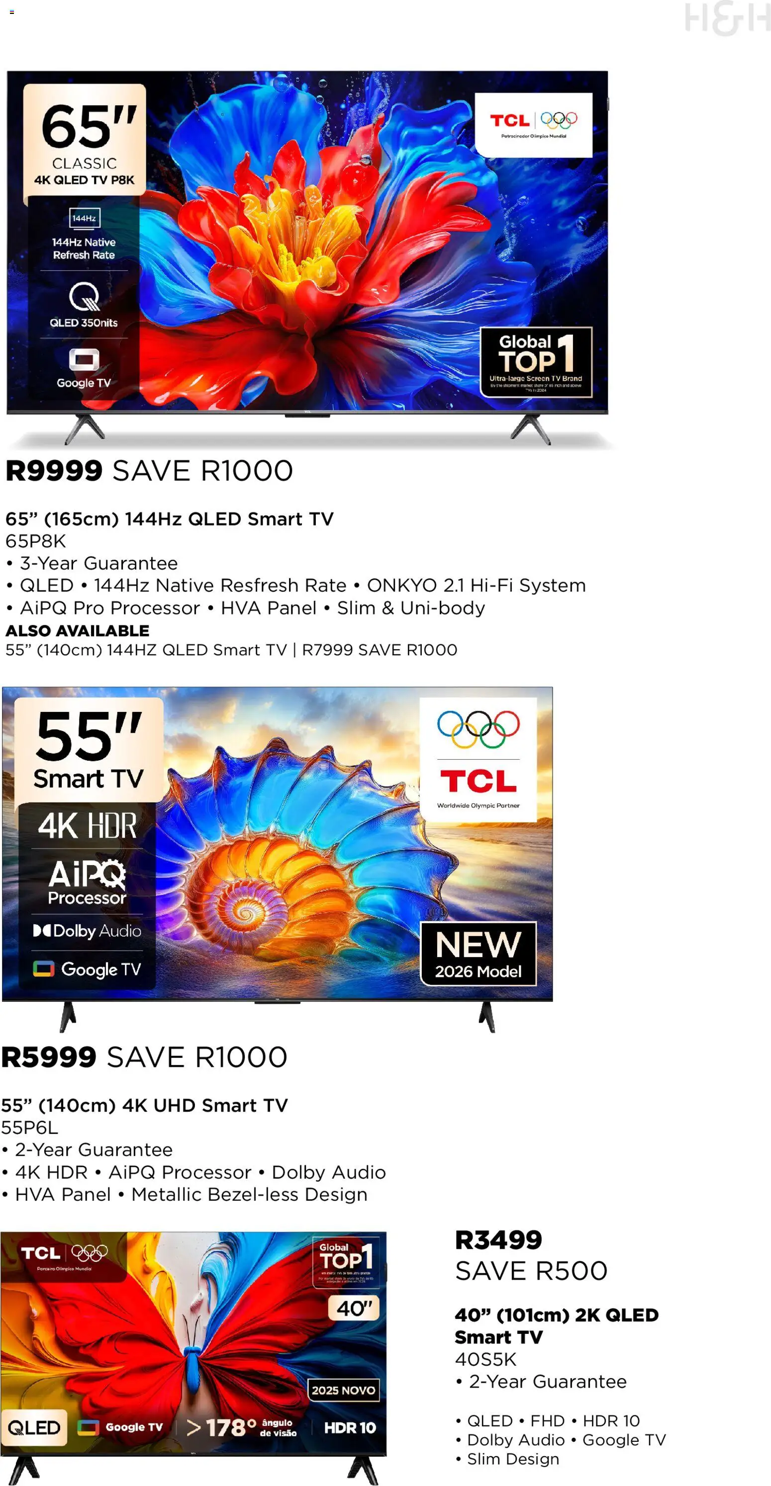 New House and Home catalogue – valid from 21/09/2026 | Page: 4 | Products: Audio, TV