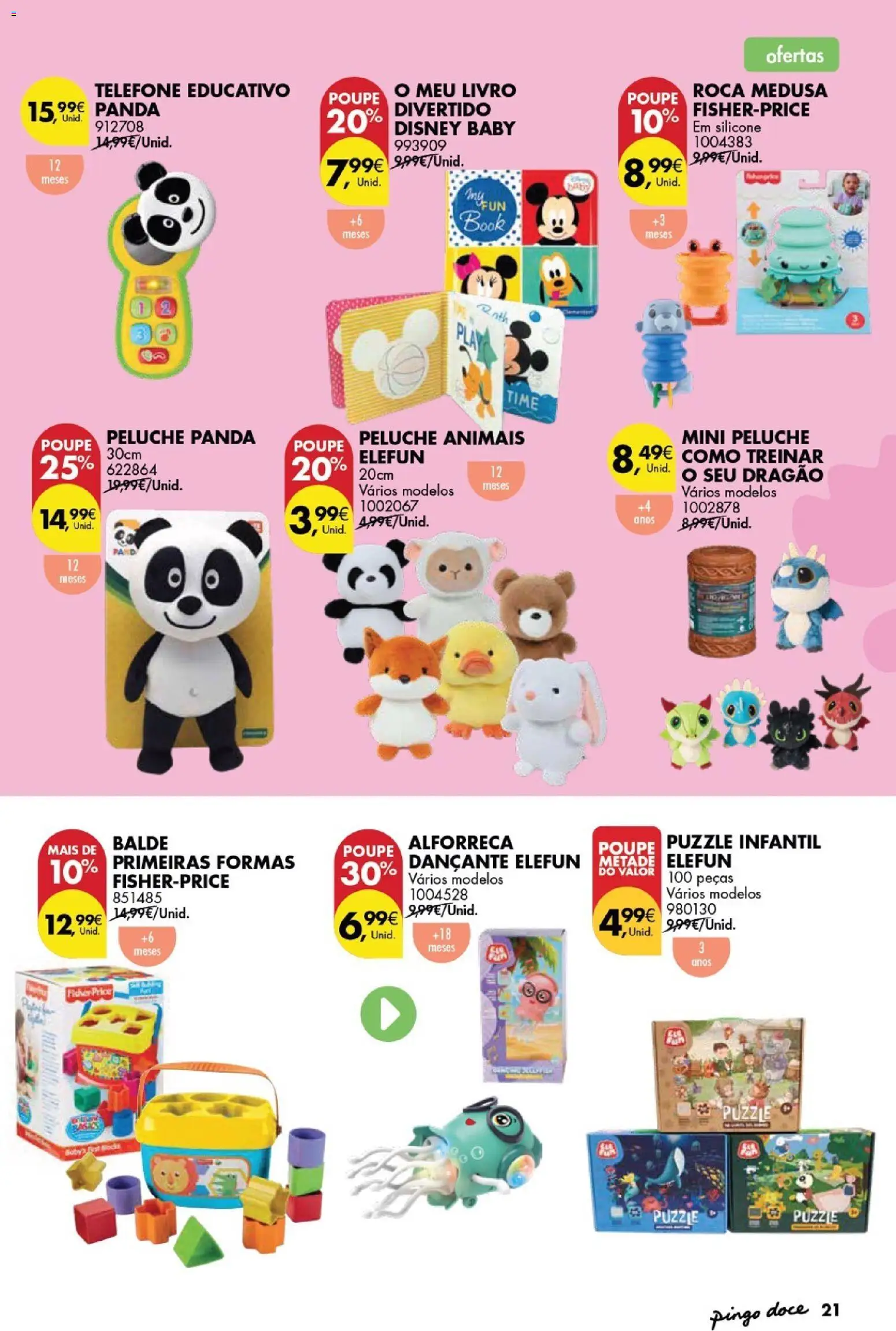 Pingo Doce folheto Bazar Páscoa │ válido de 03.03.2026 | Página: 21 | Produtos: Telefone, Balde
