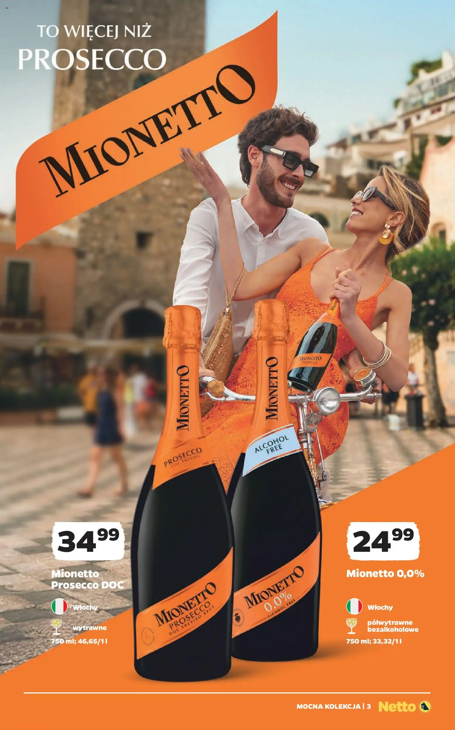 Netto gazetka - Wina od 20.07.2026 | Strona: 3 | Produkty: Mionetto prosecco, Prosecco