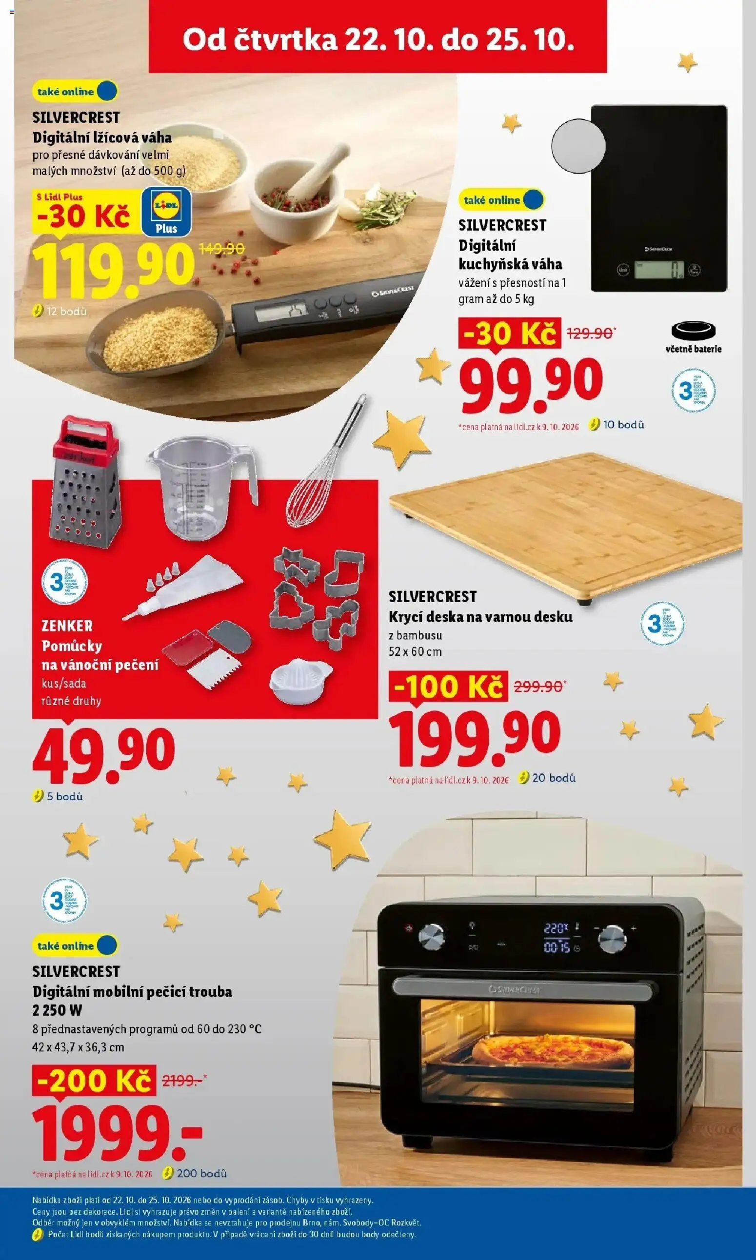 Lidl leták od 22.10.2026 - Nový akční leták | Strana: 45 | Produkty: Váha, Kuchyňská váha, Baterie, Body