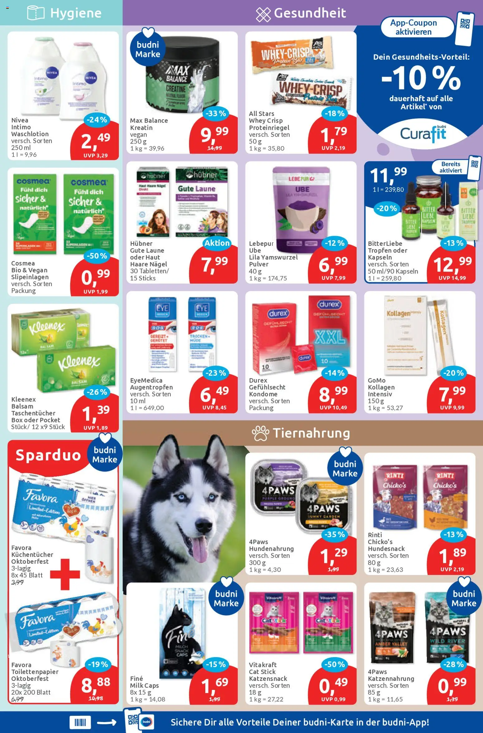 Budni Prospekt – gültig ab 07.09.2026 | Seite: 5 | Produkte: Milch, Taschentücher, Box, Toilettenpapier