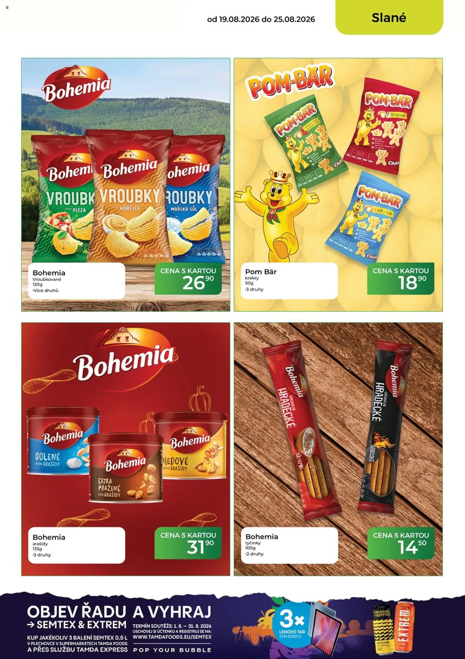 Tamda Foods leták od 19.08.2026 | Strana: 37 | Produkty: Pizza, Hořčice, Krekry, Semtex