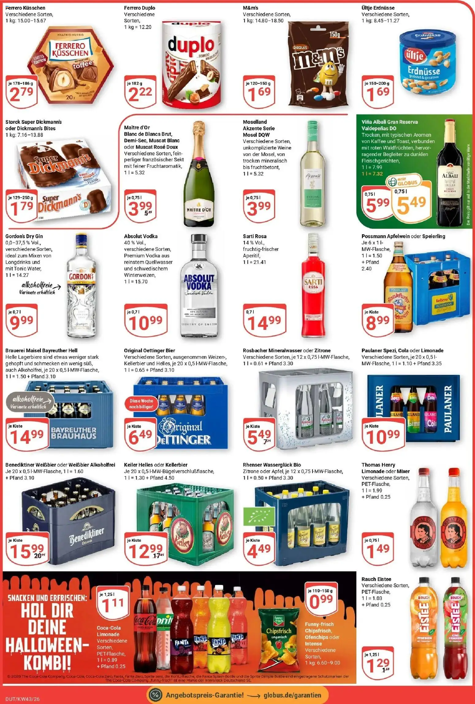 Globus Prospekt Wetzlar-Dutenhofen (ab 19.10.2026) » Angebote online | Seite: 3 | Produkte: Limonade, Mineralwasser, Zitrone, Vodka