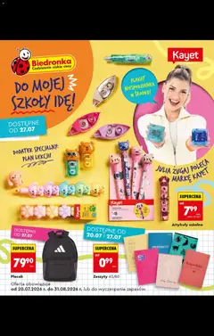 Pogląd oferty "Biedronka gazetka - Do mojej szkoły idę" - ważna od 20.07.2026