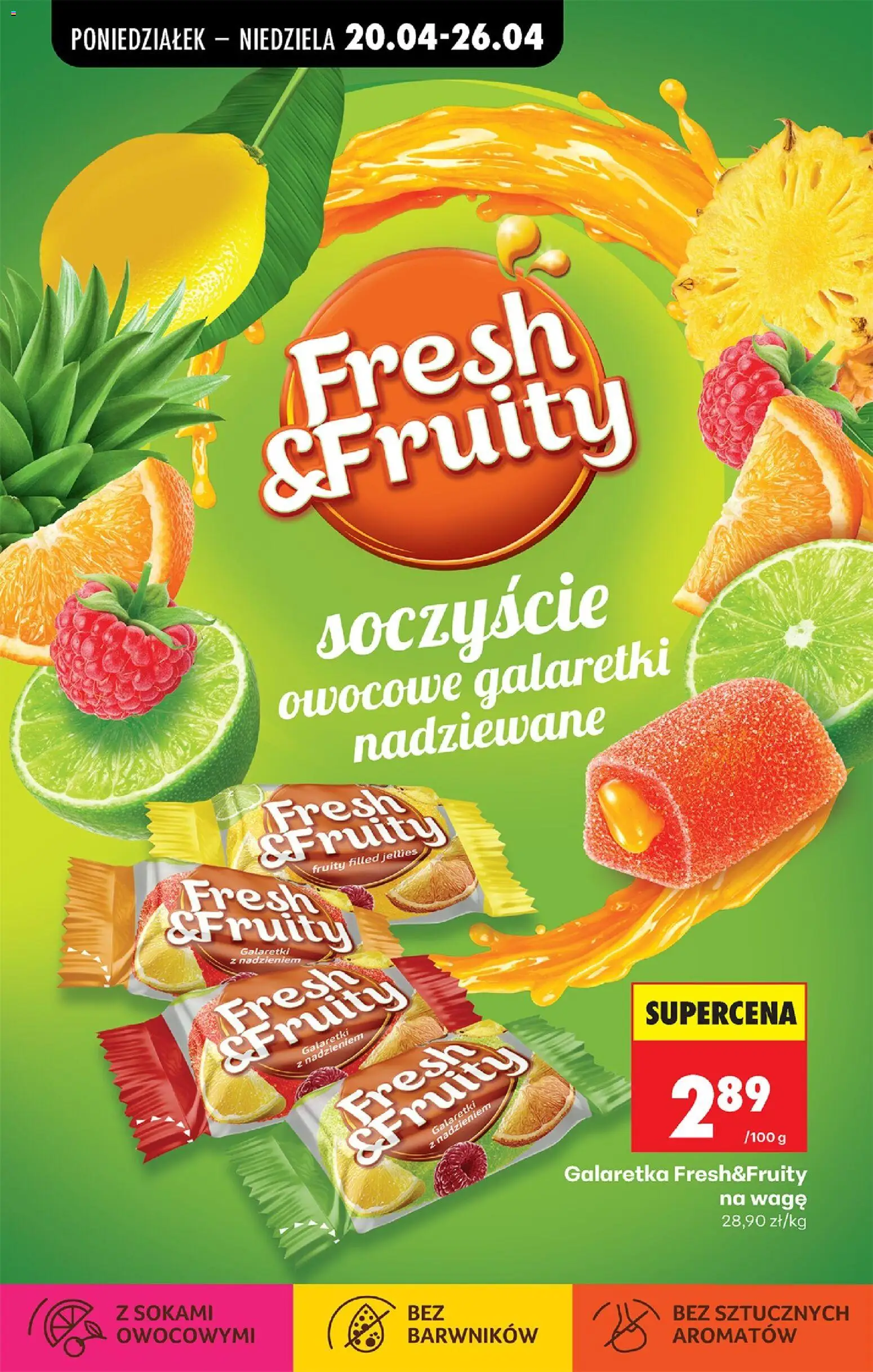 Biedronka gazetka od poniedziałku od 20.04.2026 | Strona: 78 | Produkty: Galaretki, Galaretka