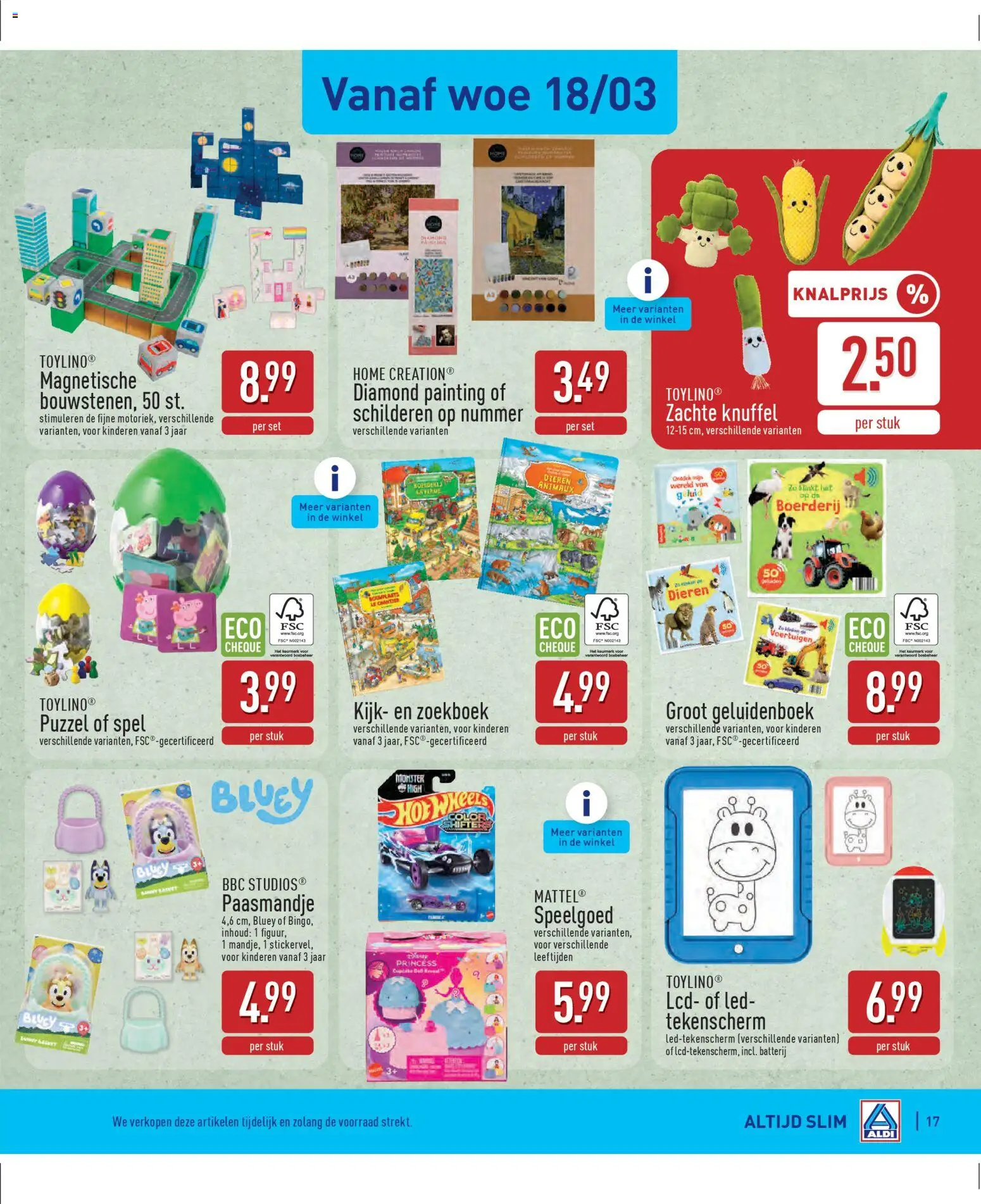 {H1} | Pagina: 17 | Producten: Monster, Geluid, Boerderij, Puzzel