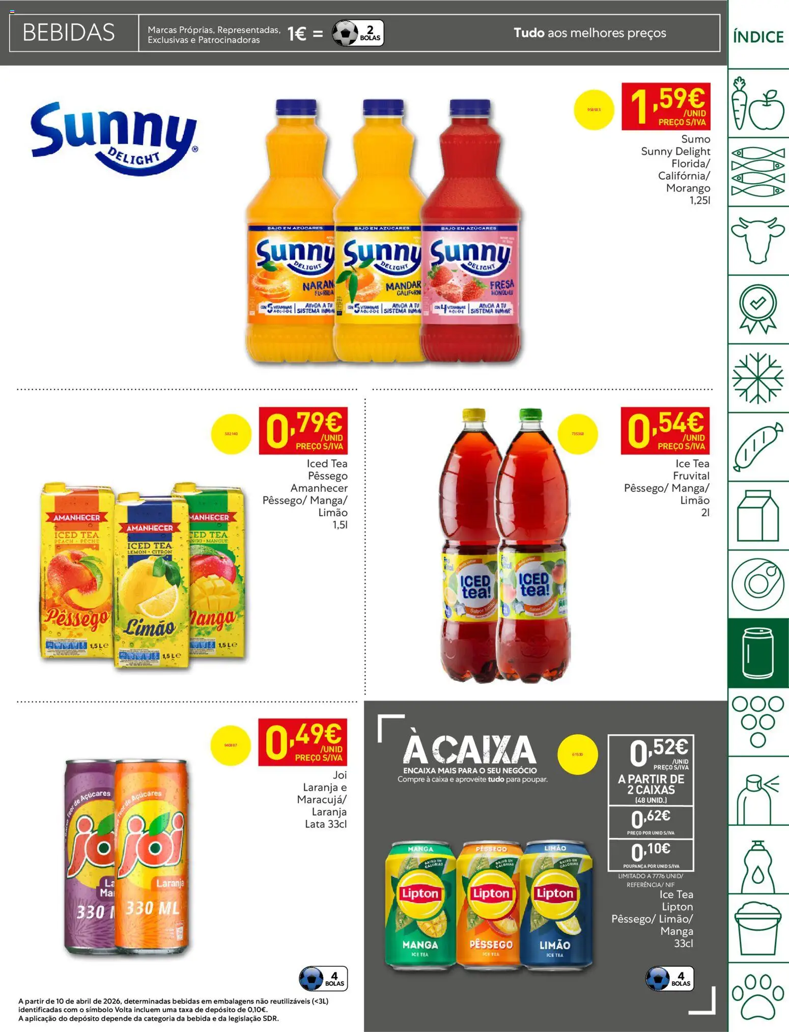Recheio folheto │ válido de 05.05.2026 | Página: 31 | Produtos: Caixa, Sumo, Bebida