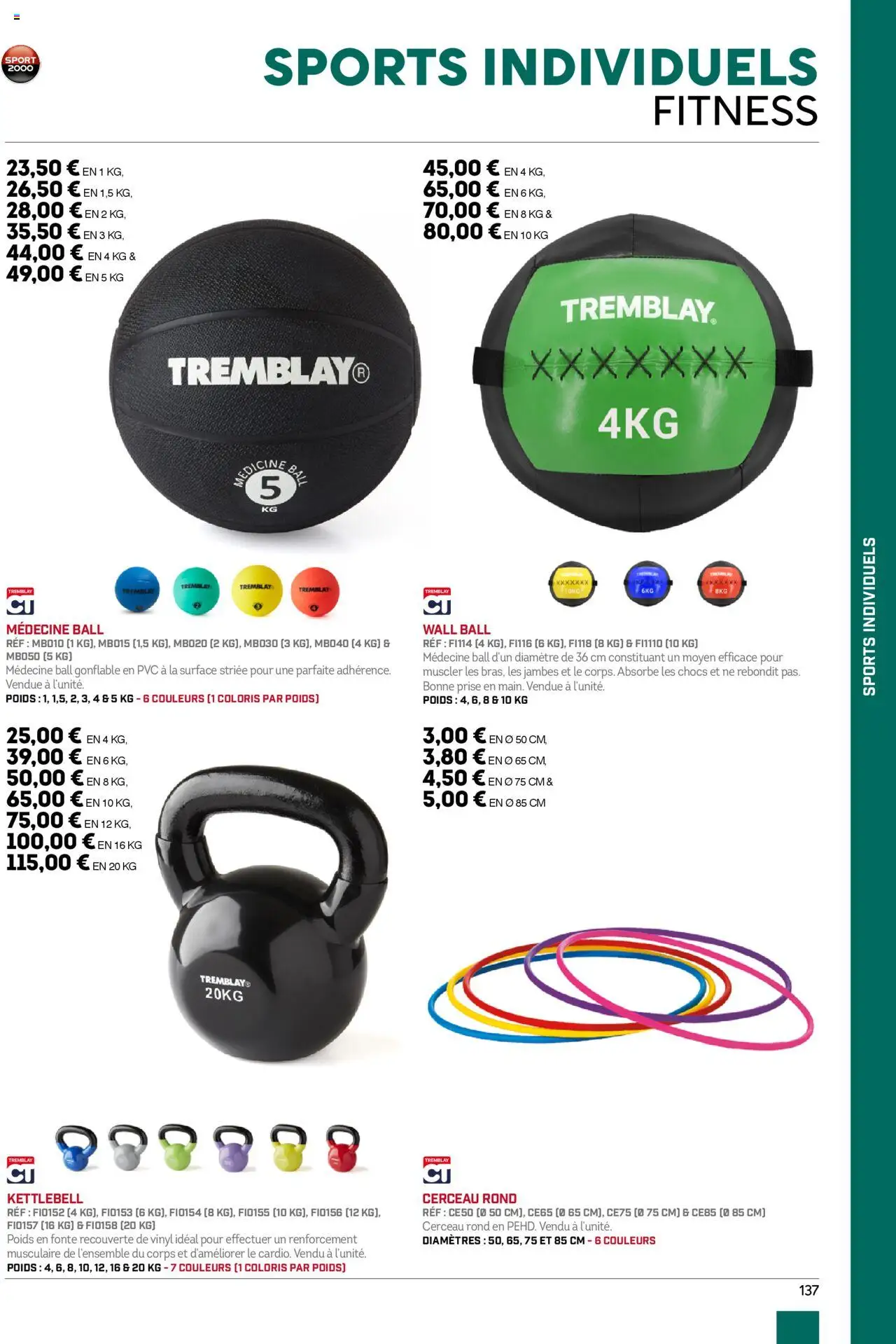 {H1} | Page: 137 | Produits: Poids, Prise