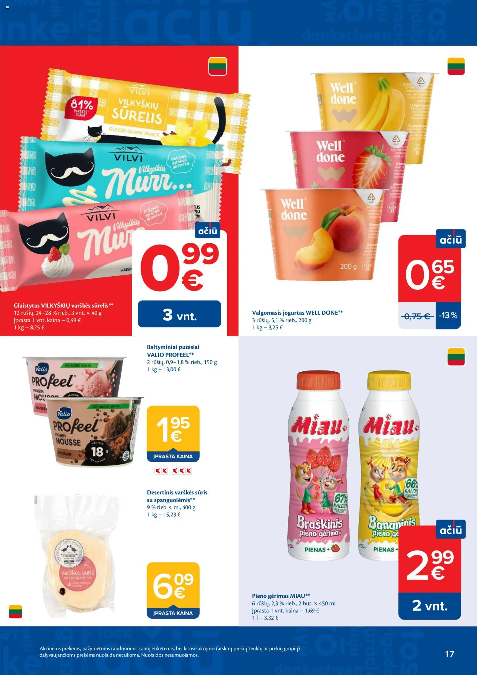 MAXIMA akcijos nuo 02.06.2026 | Puslapis: 17 | Prekių: Sūrelis, Pienas, Jogurtas, Sūris