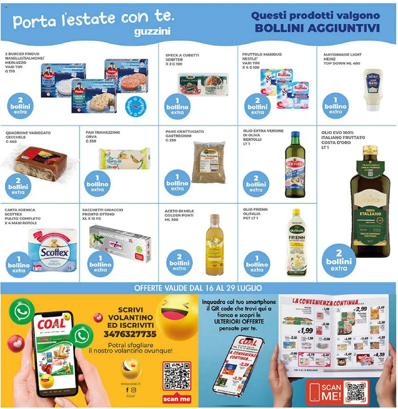 Volantino Coal del 16/07/2026 | Pagina: 28 | Prodotti: Pane, Mele, Merluzzo, Olio extra vergine