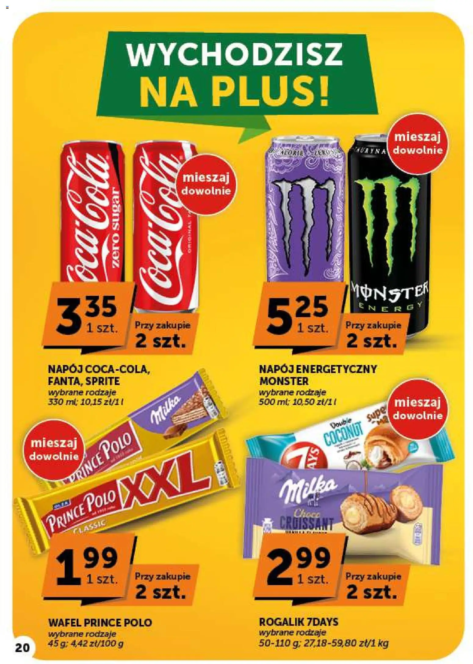 ABC gazetka od 22.10.2026 | Strona: 20 | Produkty: Prince polo xxl, Napój energetyczny, Sprite, Prince polo