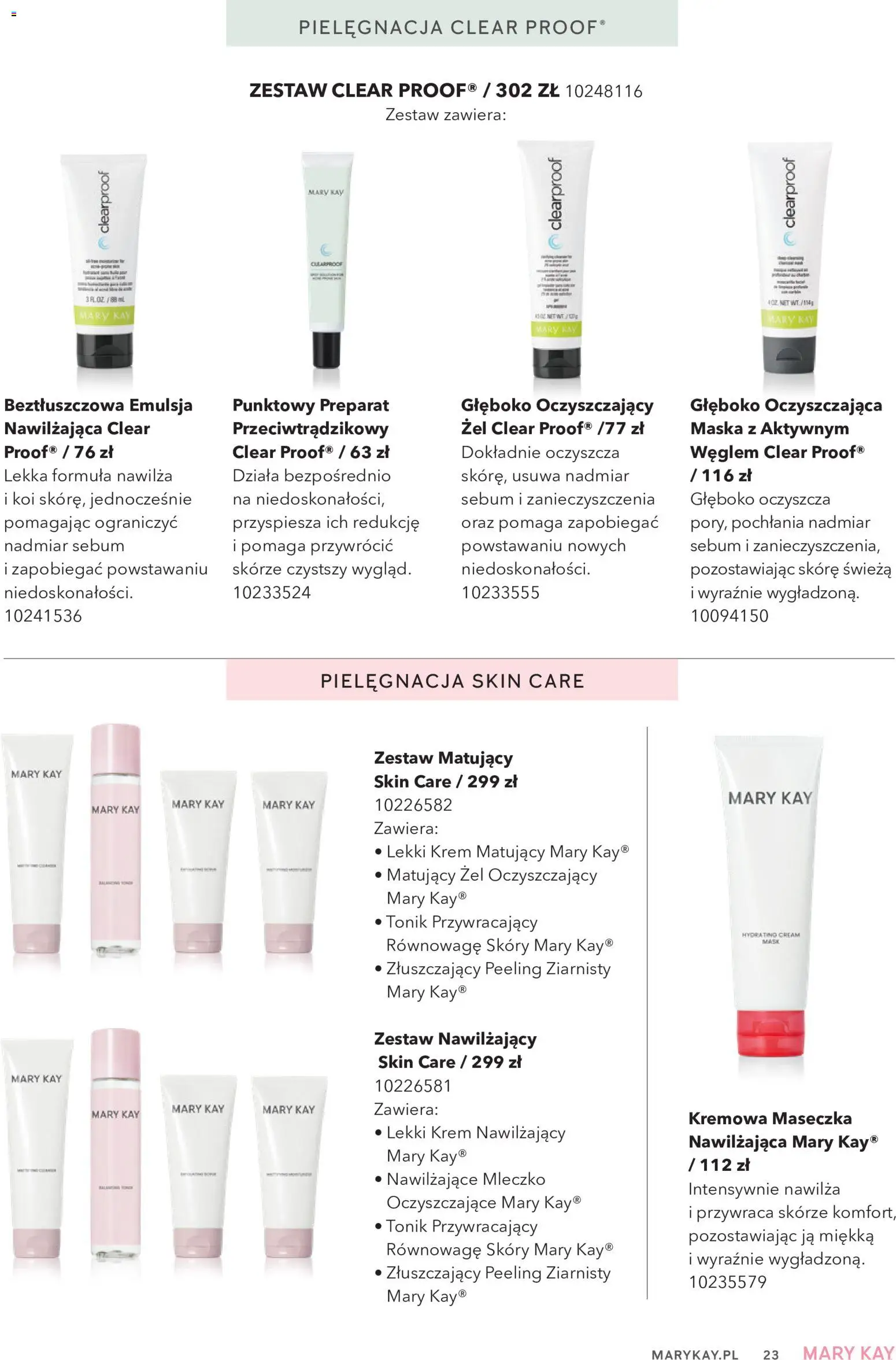 Mary Kay Katalog od 15.07.2026 | Strona: 23 | Produkty: Maska, Peeling, Krem, Tonik