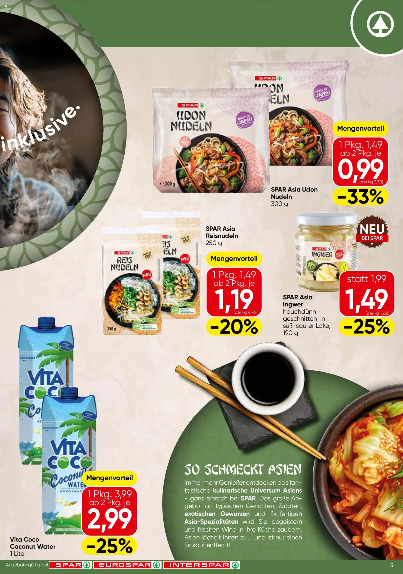 Spar Flugblatt - Niederösterreich gültig ab 21.05.2026 | Seite: 5 | Produkte: Reis, Nudeln