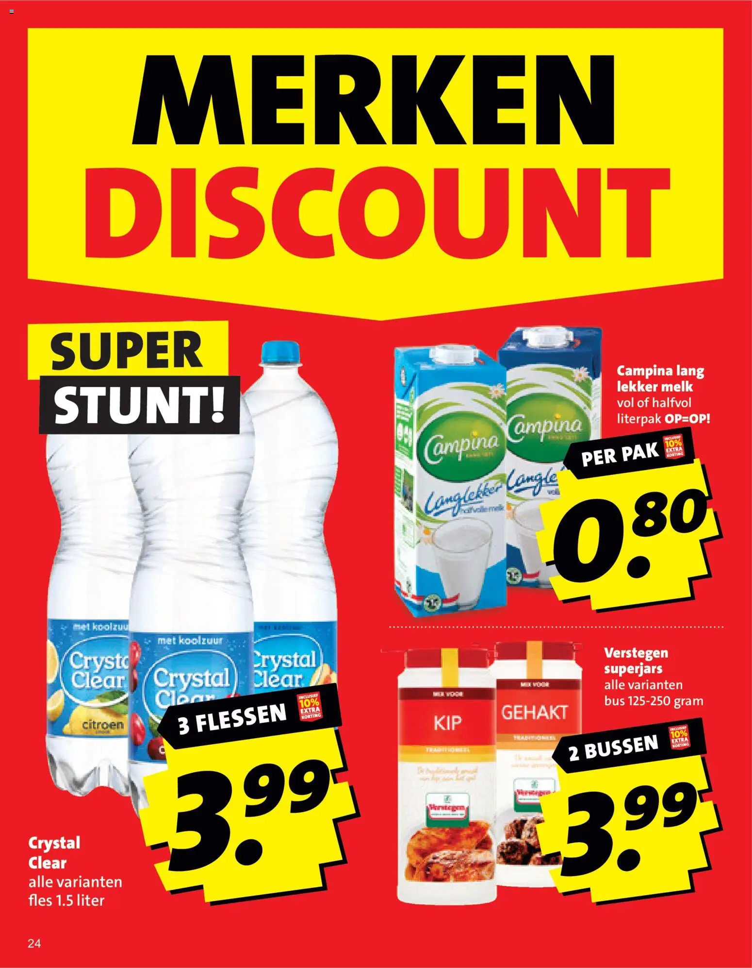 {H1} | Pagina: 24 | Producten: Citroen, Melk, Gehakt, Fles