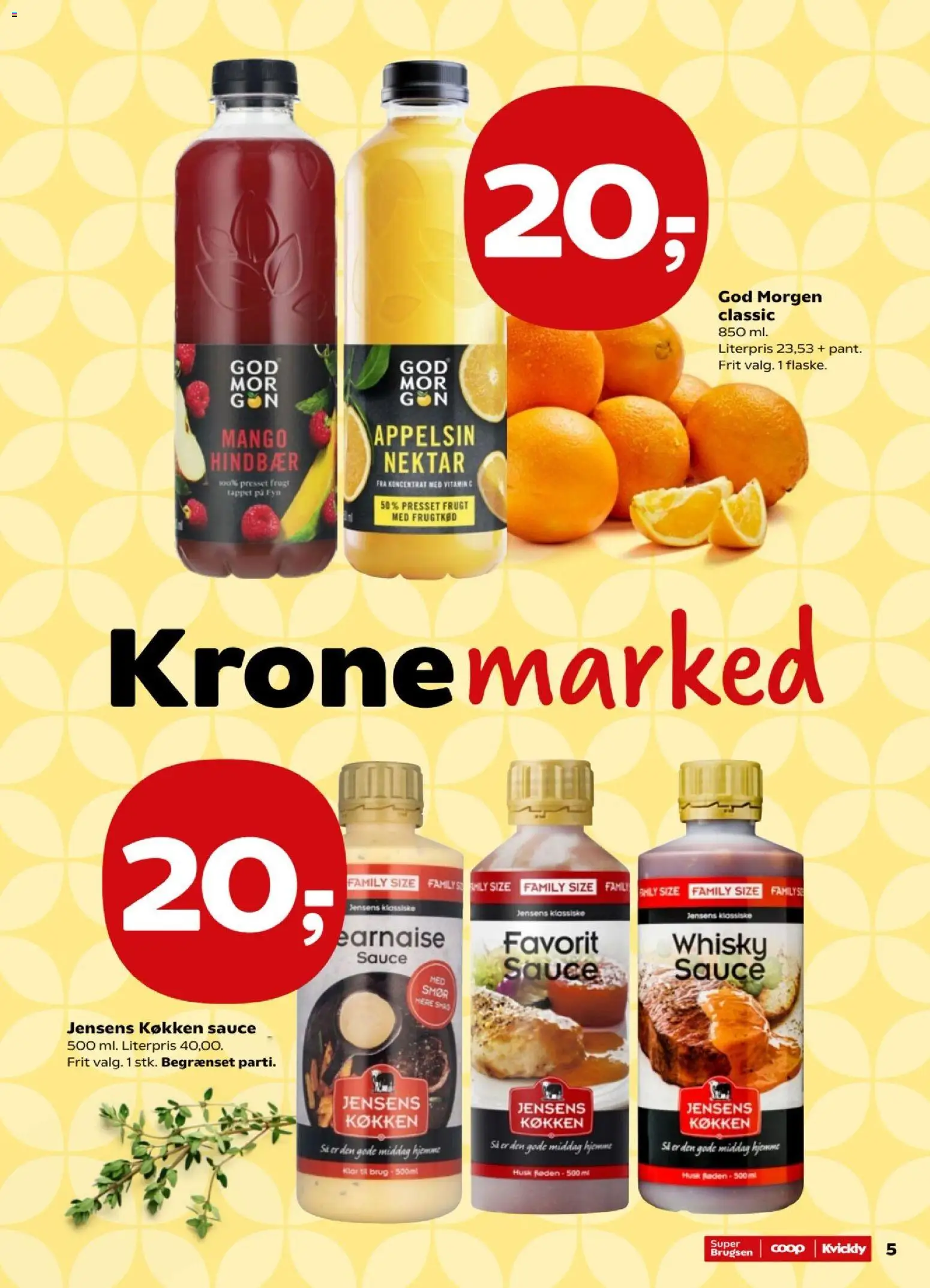 Super Brugsen tilbudsavis – gyldig fra 26/06/2026 | Side: 5 | Produkter: Mango, Smør, Whisky, Hindbær