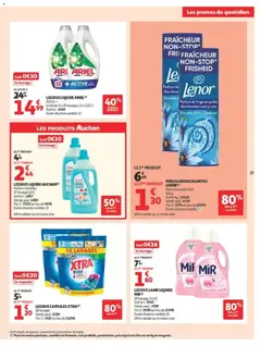 Auchan - Prévisualisation de LESSIVE CAPSULES XTRA, 18 Lavages valide à partir de 11/08/2026 | Page: 27