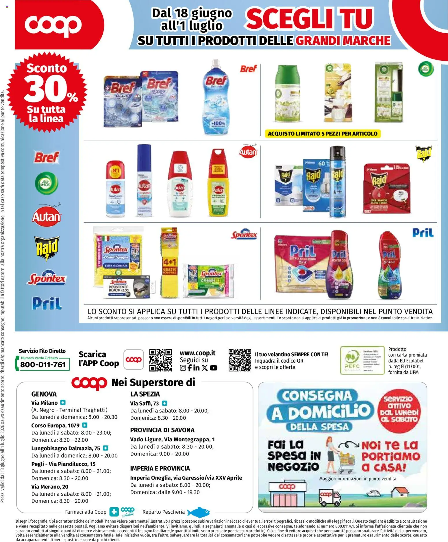 Volantino COOP del 18.06.2026 | Pagina: 12 | Prodotti: Spugna, Tè, Data