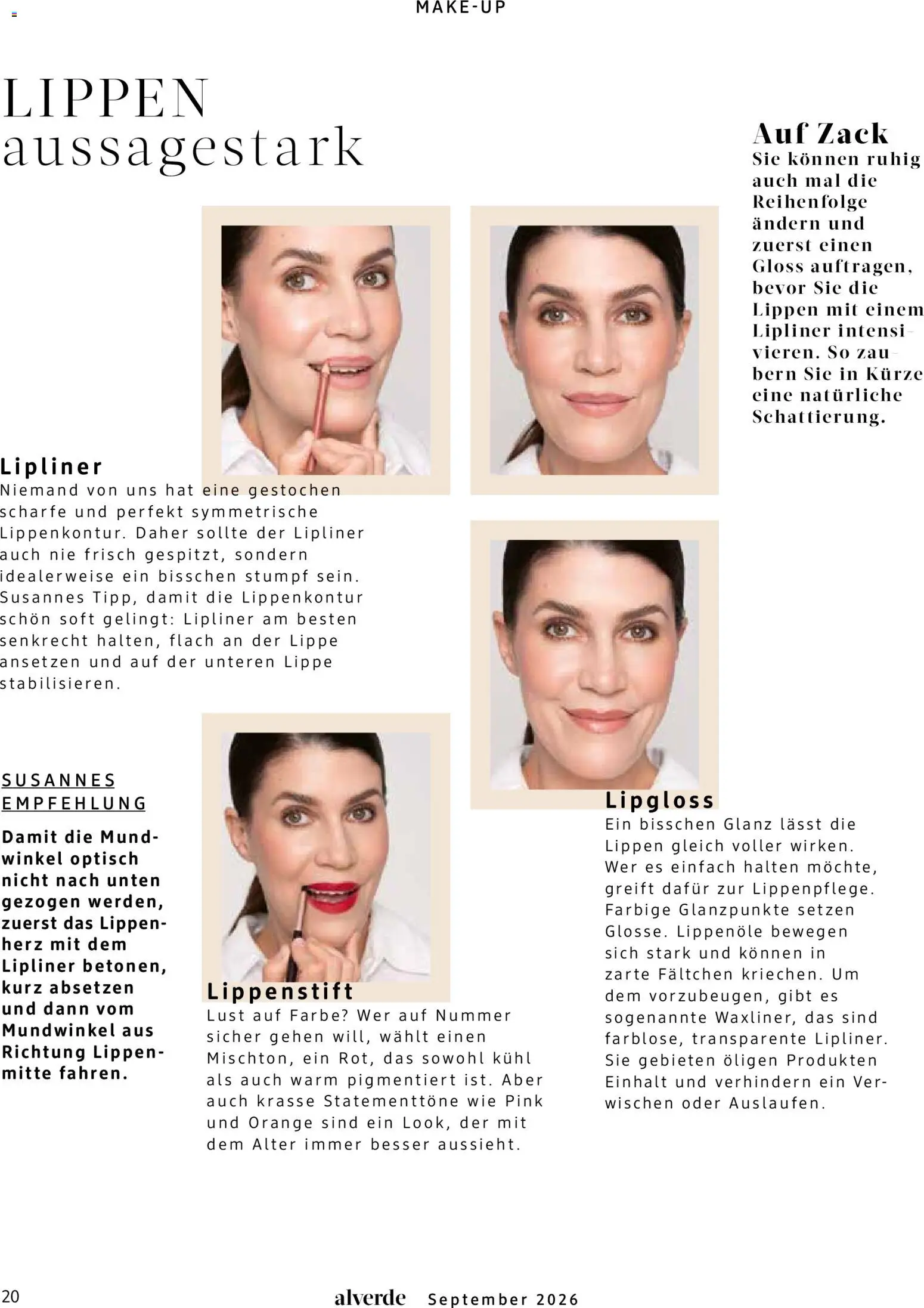 dm drogerie Prospekt – gültig ab 01.09.2026 | Seite: 20 | Produkte: Lippenstift, Lipgloss, Lipliner