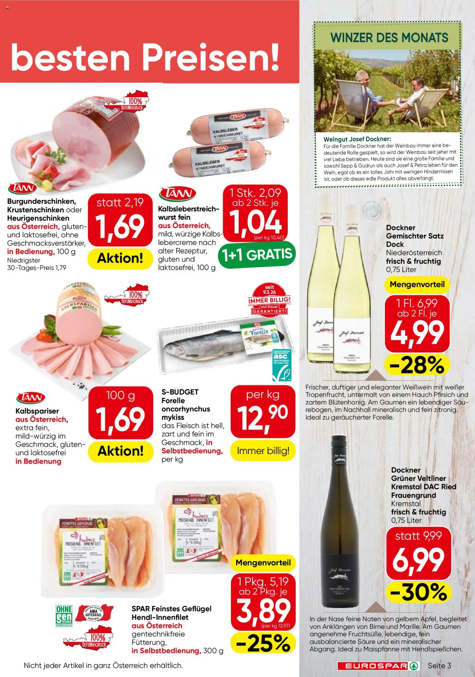 Eurospar - Flugblatt gültig ab 13.08.2026 | Seite: 3