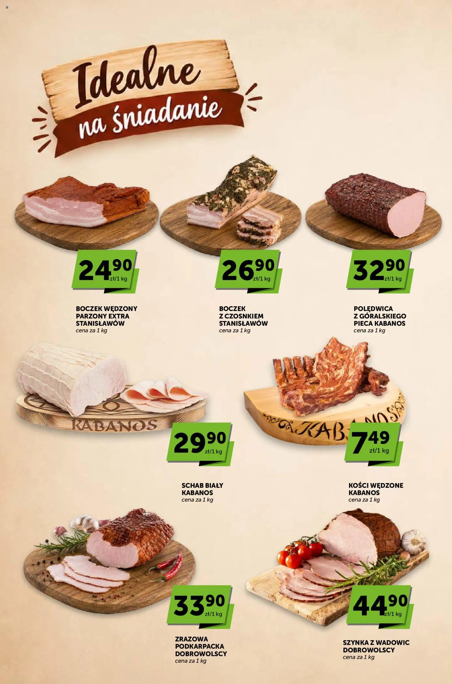 ABC gazetka - Sprawdź, co więcej od 20.08.2026 | Strona: 2 | Produkty: Szynka, Boczek wędzony, Kabanos, Boczek