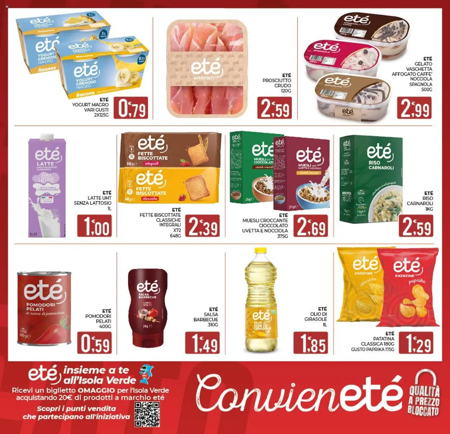Volantino Eté del 19/08/2026 | Pagina: 15 | Prodotti: Succo, Latte, Prosciutto, Yogurt magro