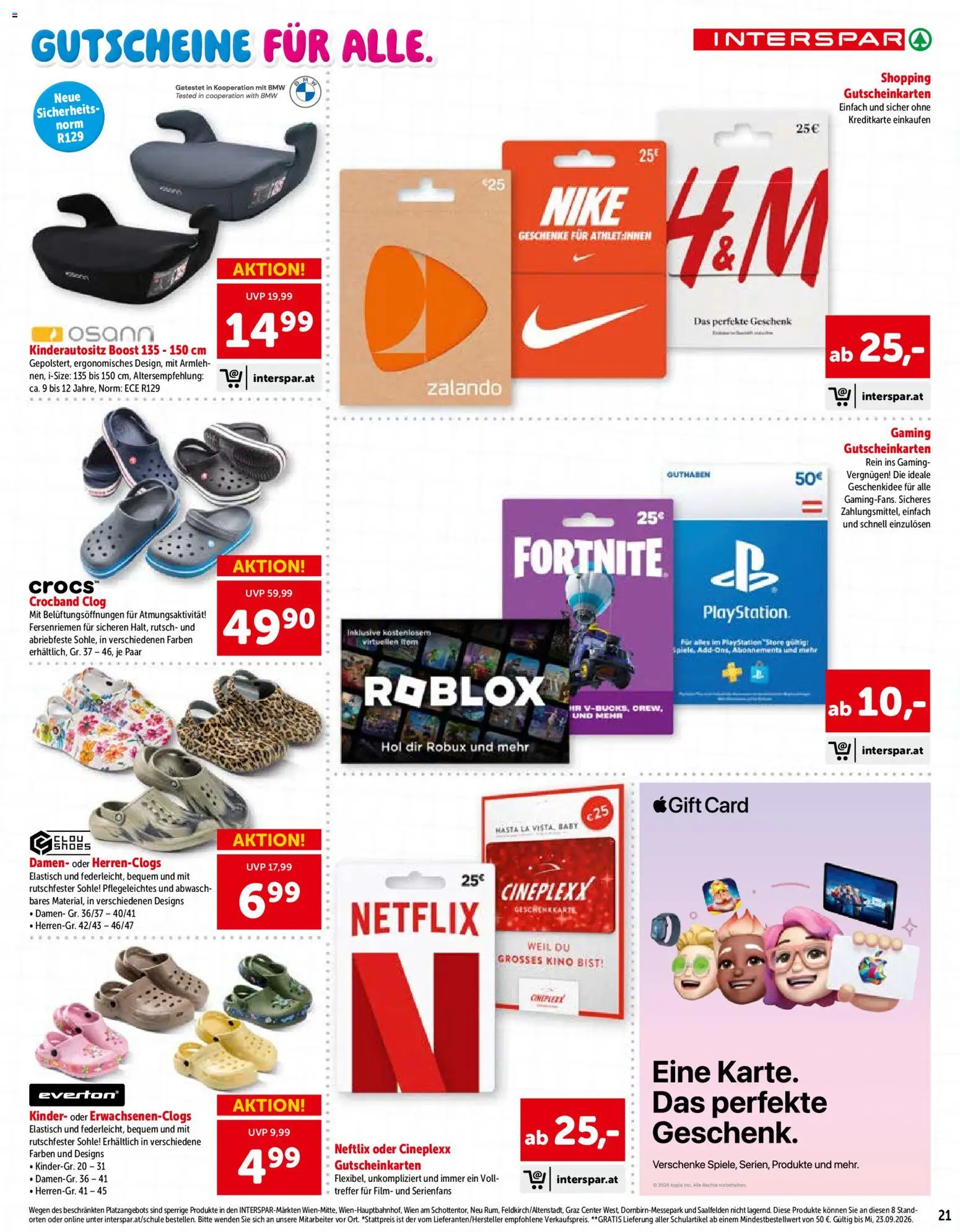 Interspar Flugblatt - Schule gültig ab 25.07.2026 | Seite: 21