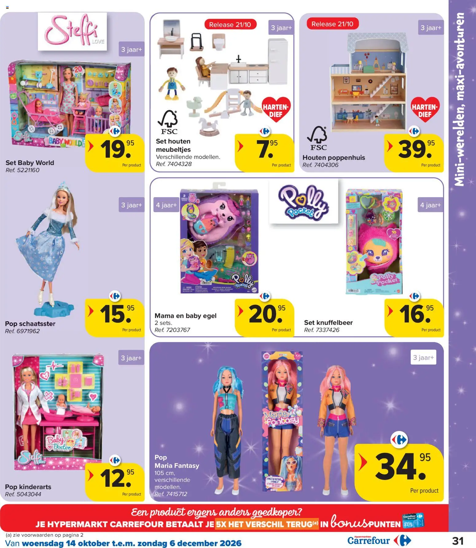 {H1} | Pagina: 31 | Producten: Poppenhuis
