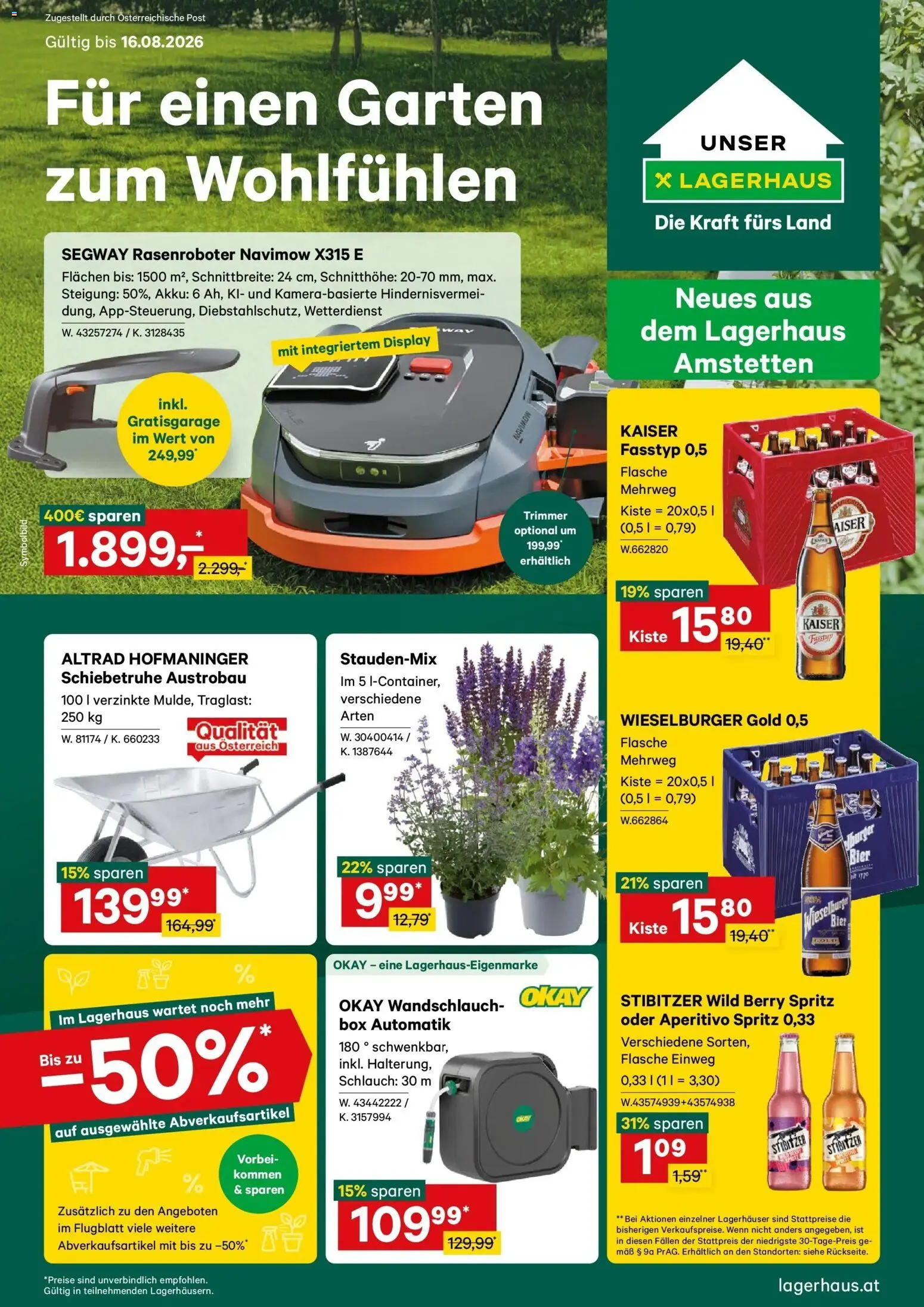 Lagerhaus Wochen Angebote gültig ab 03.08.2026 | Seite: 1 | Produkte: Box, Bier