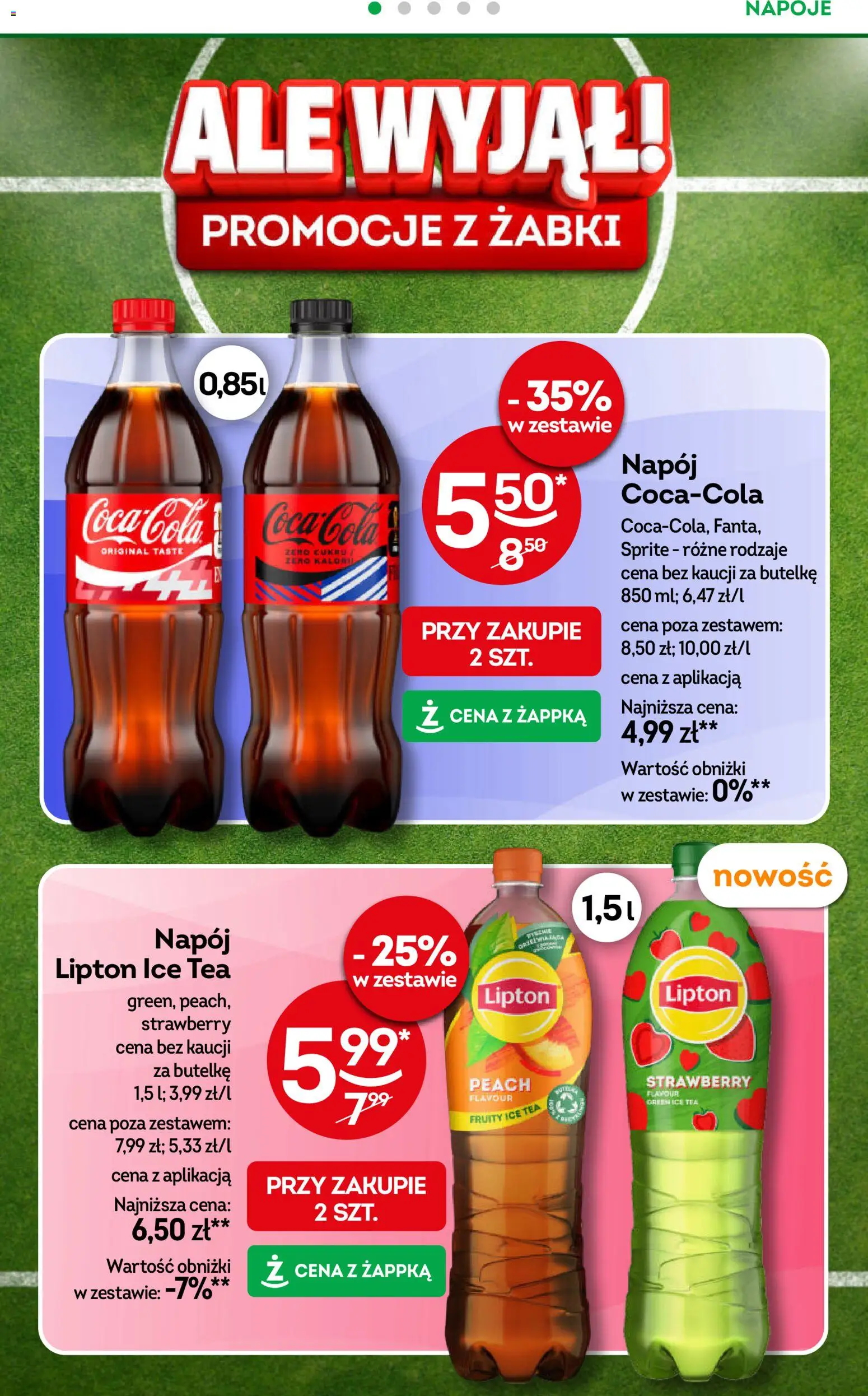Żabka gazetka od 01.07.2026 | Strona: 24 | Produkty: Ice Tea, Napoje, Sprite