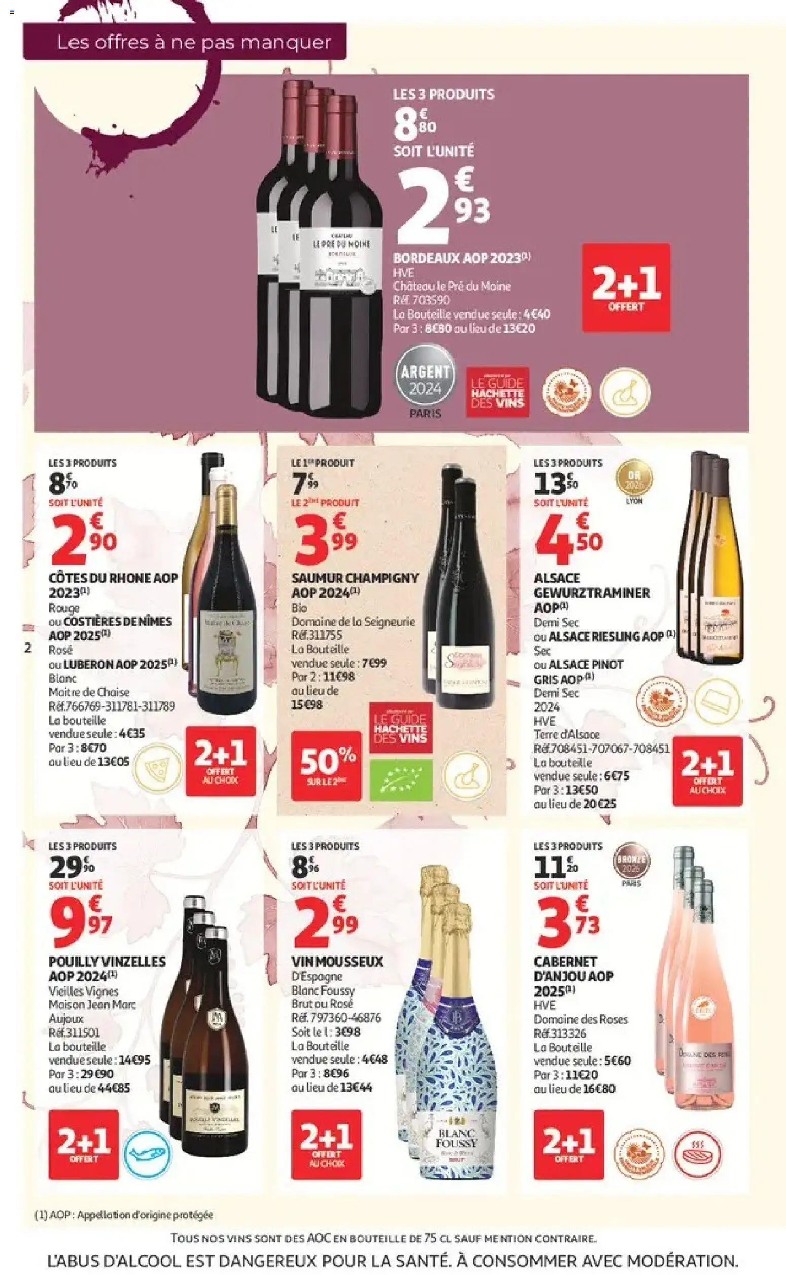 {H1} | Page: 2 | Produits: Vin mousseux, Gewurztraminer, Mousseux, Pinot gris