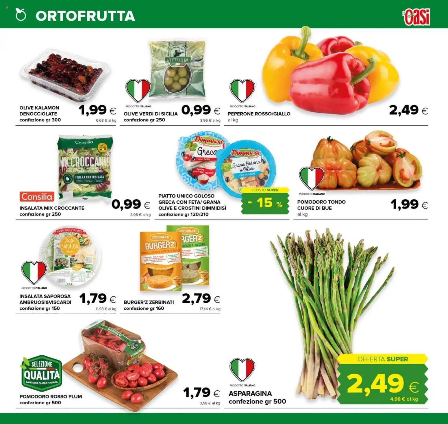 Volantino Oasi del 07.05.2026 | Pagina: 9 | Prodotti: Pomodori, Grana Padano, Piatto, Feta