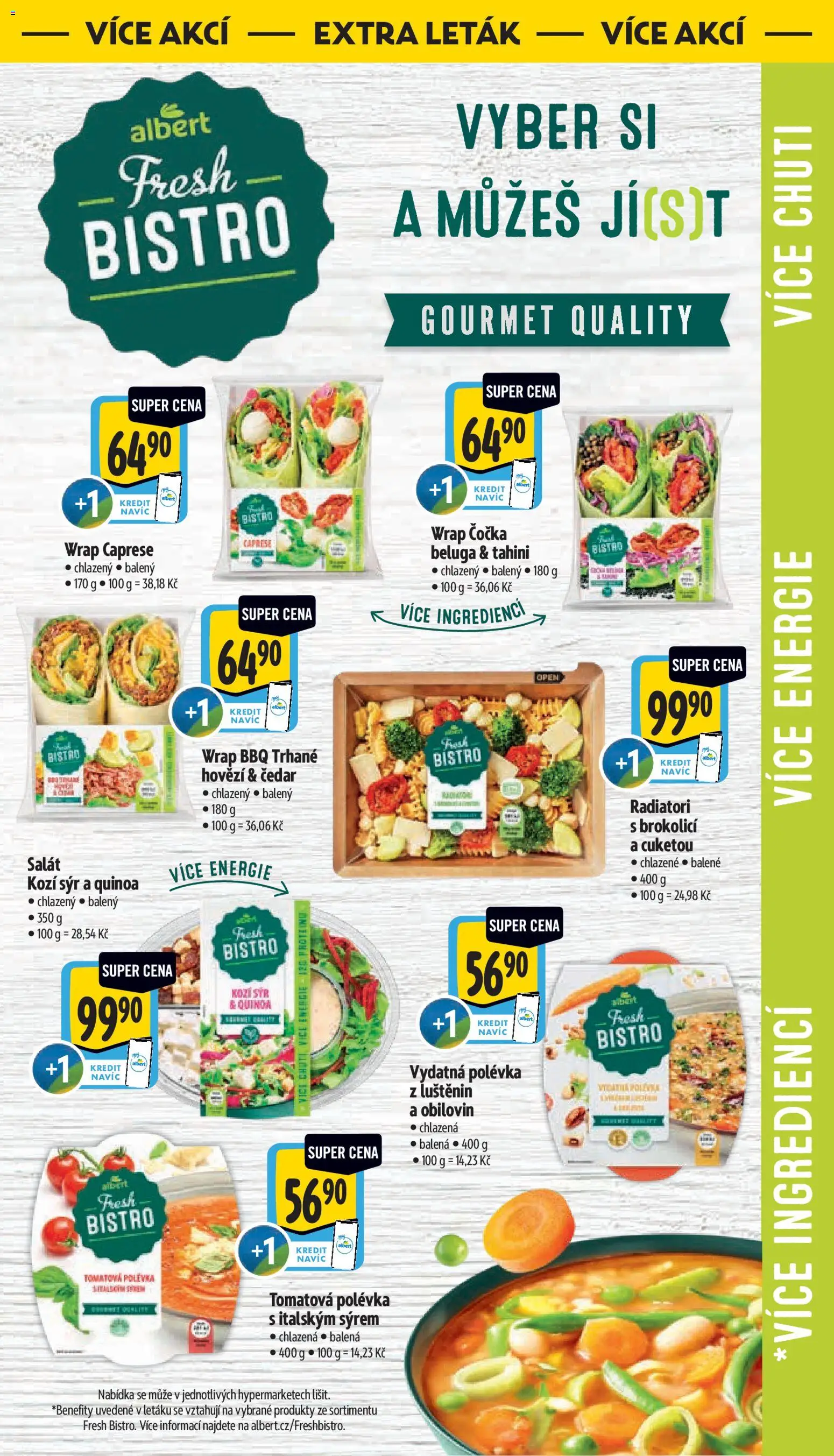 Albert leták - Hypermarket - Znojmo od 14.10.2026 | Strana: 60 | Produkty: Čočka, Gourmet, Salát, Quinoa